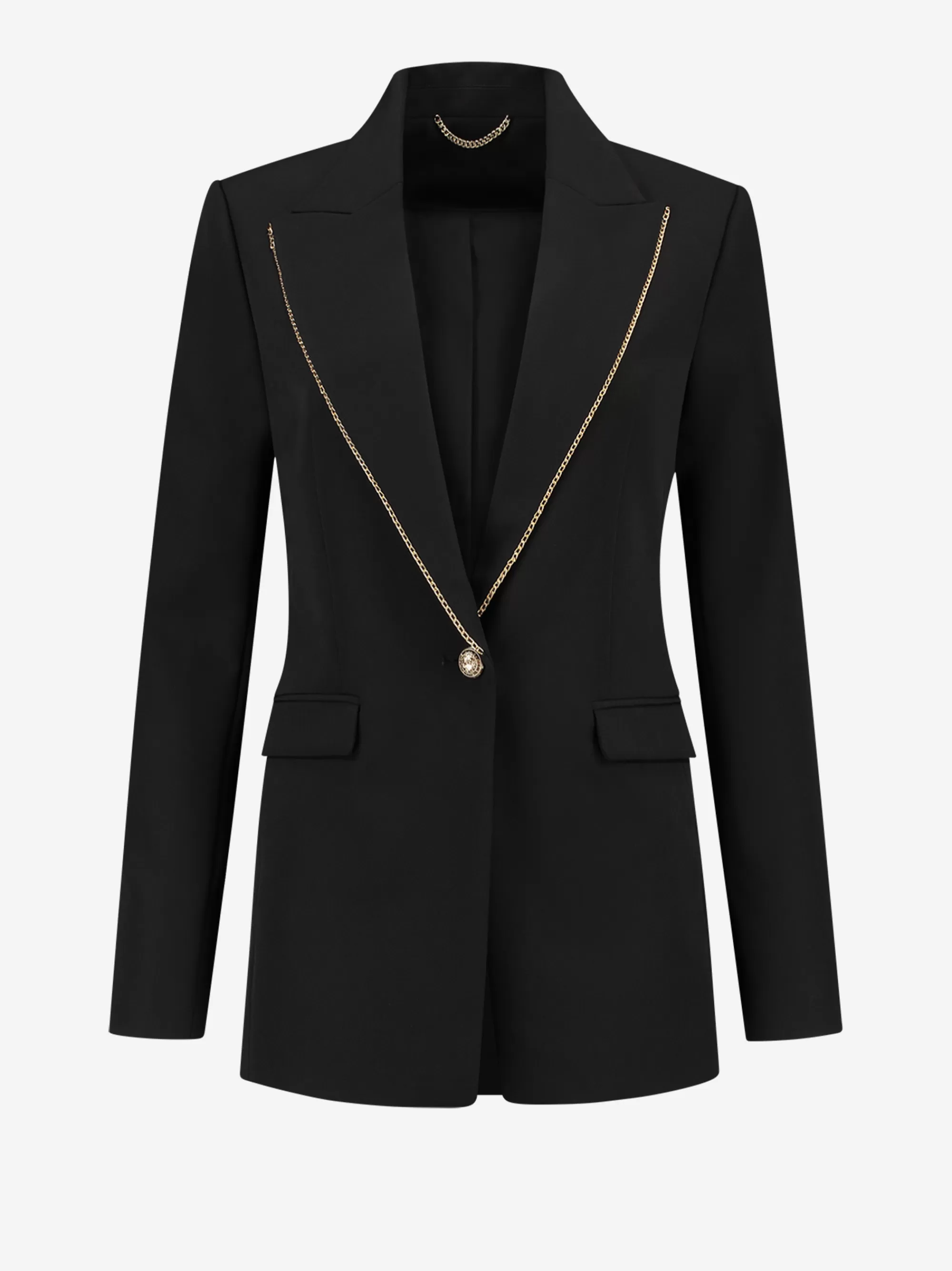 FIFTH HOUSE Blazers & Gilets-Aansluitende blazer Black