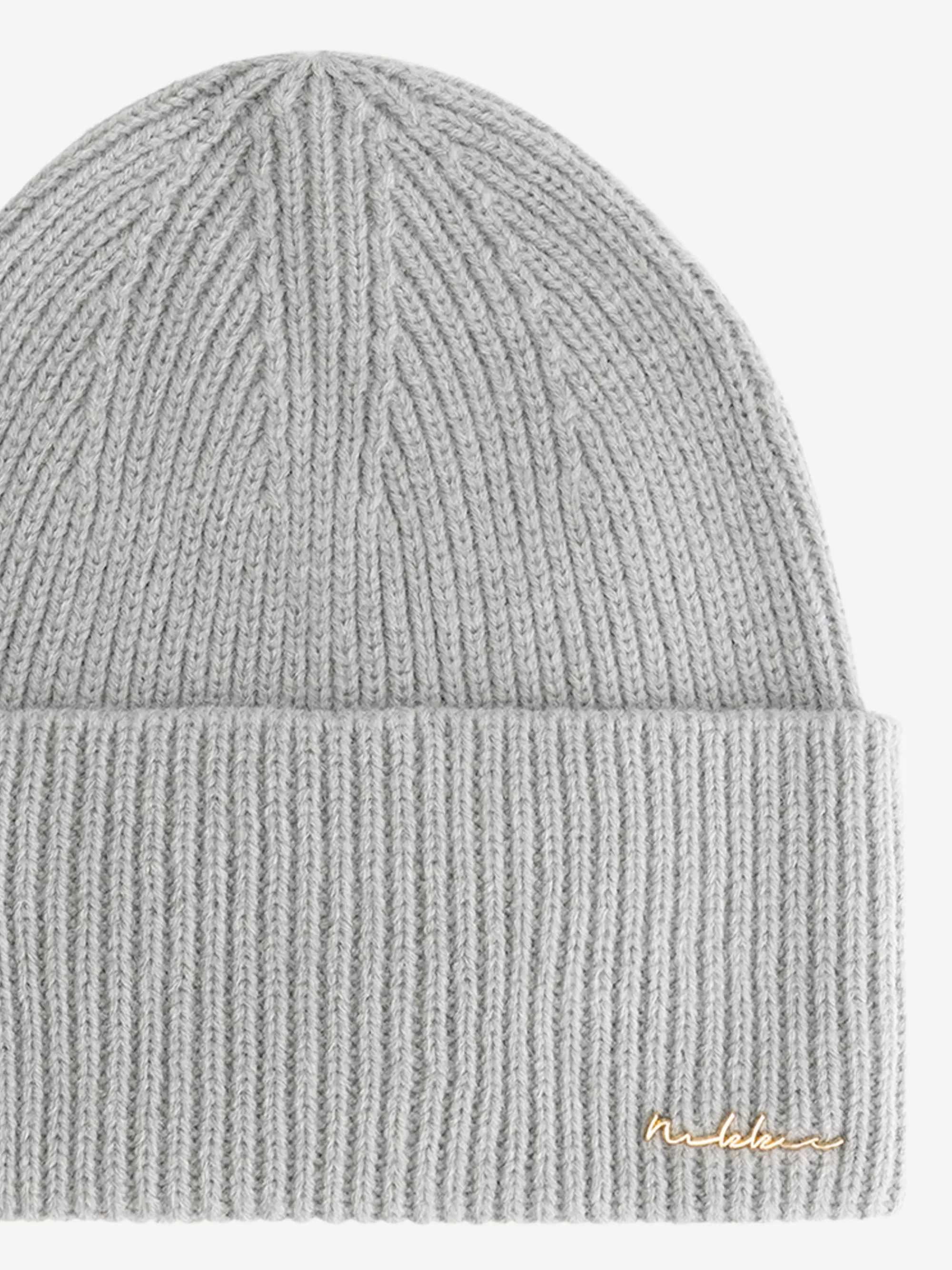 FIFTH HOUSE Alle Accessories-Beanie met NIKKIE logo Smoke