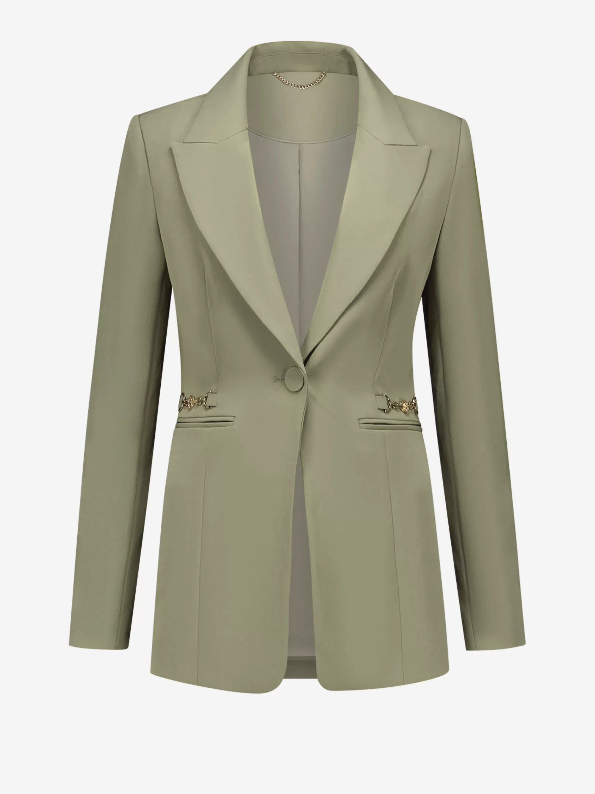 FIFTH HOUSE Blazers & Gilets-Blazer met ketting detail Army