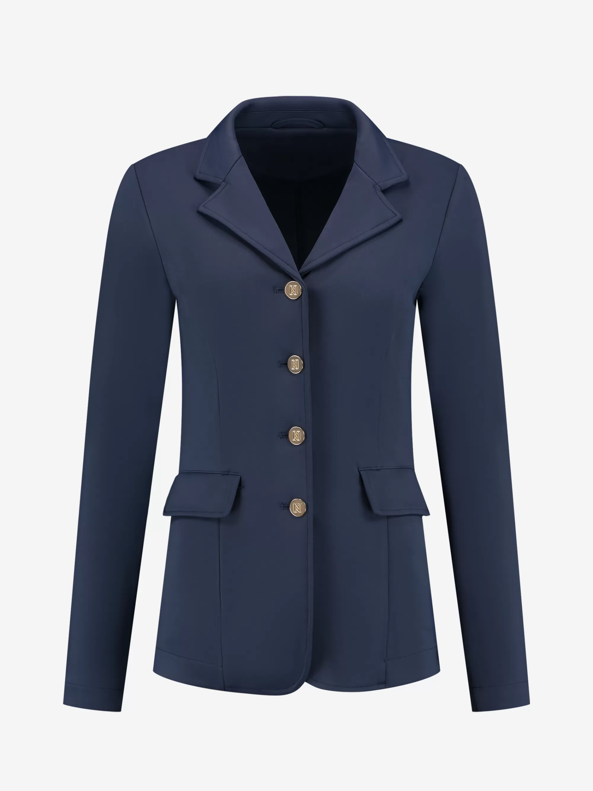 FIFTH HOUSE Ruitersport | Blazers & Gilets-Blazer met N-logo knopen Peacoat