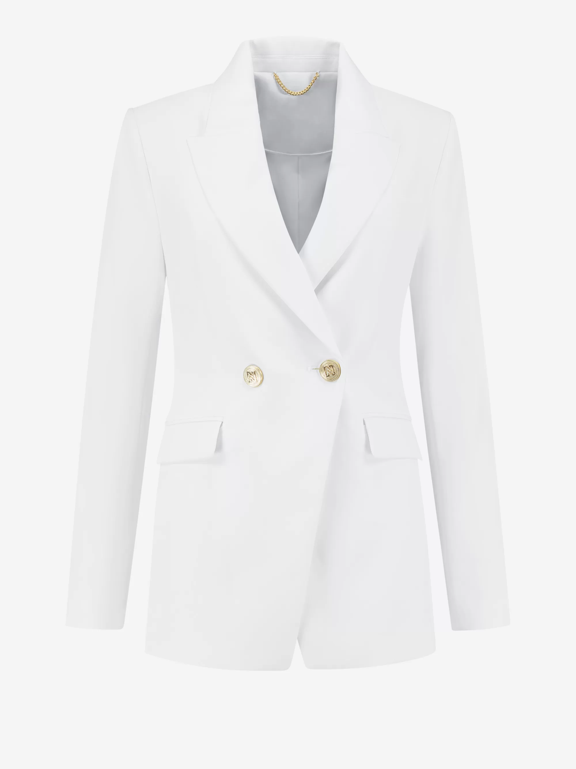 FIFTH HOUSE Blazers & Gilets-Blazer met N-logo knopen Starwhite