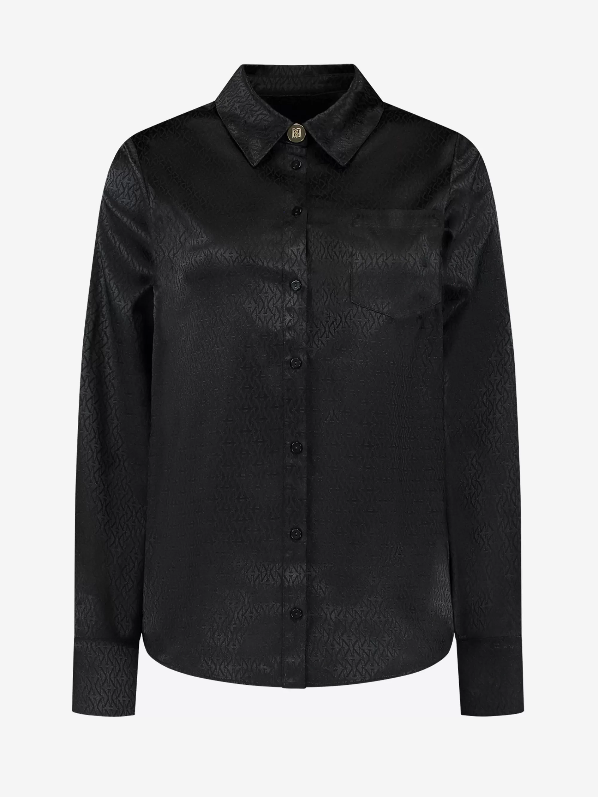 FIFTH HOUSE Blouses-Blouse met all over N logo Black