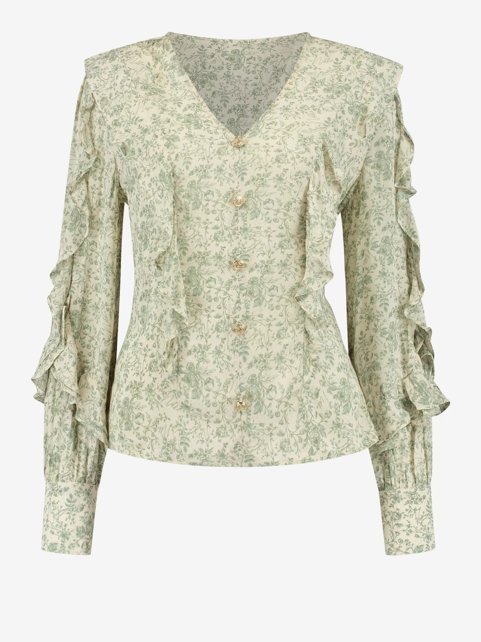 FIFTH HOUSE Blouses-Blouse met bloemenprint Jade