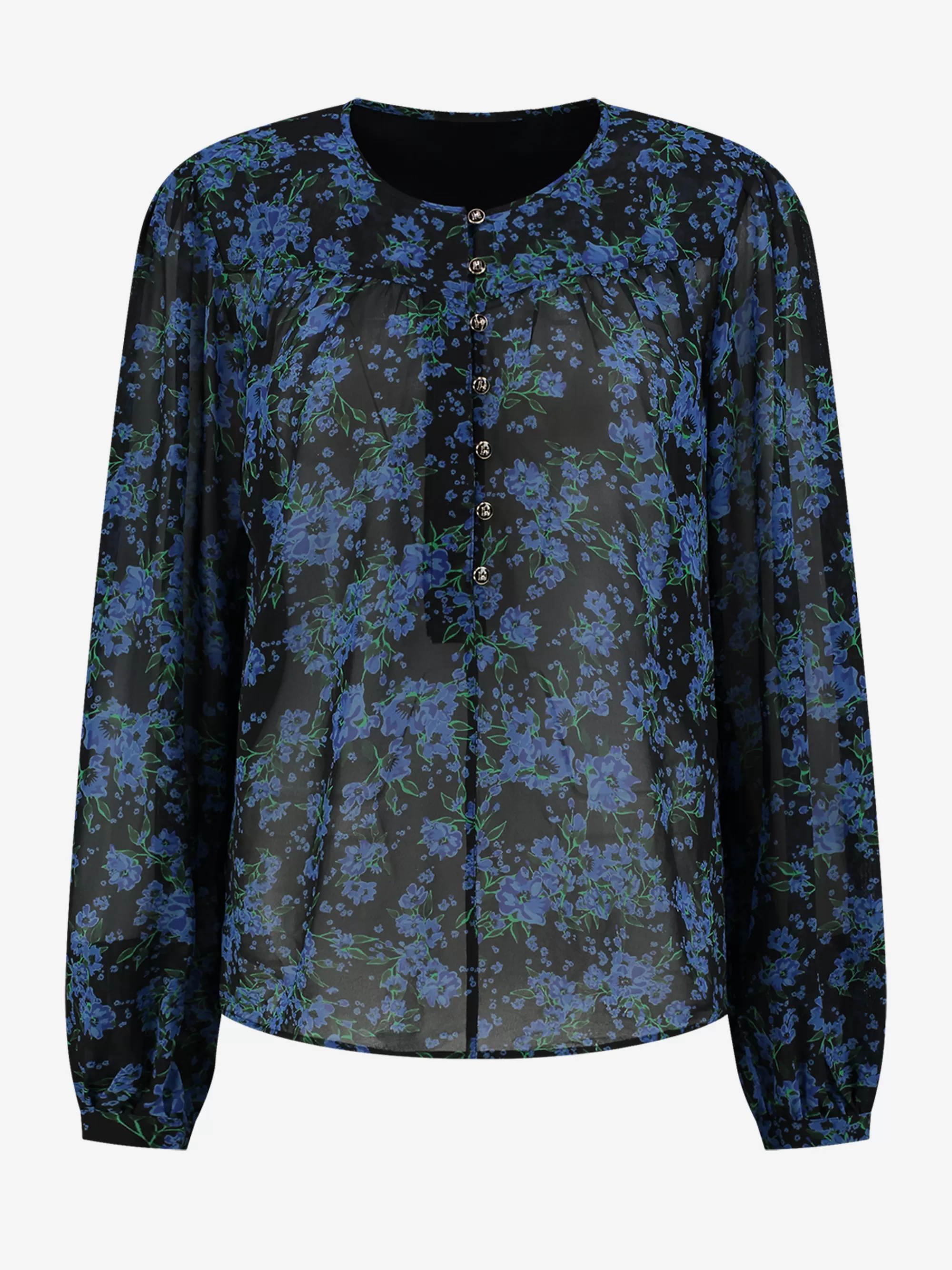 FIFTH HOUSE Blouses & Overhemden-Blouse met bloemenprint Cameliaflowerblue