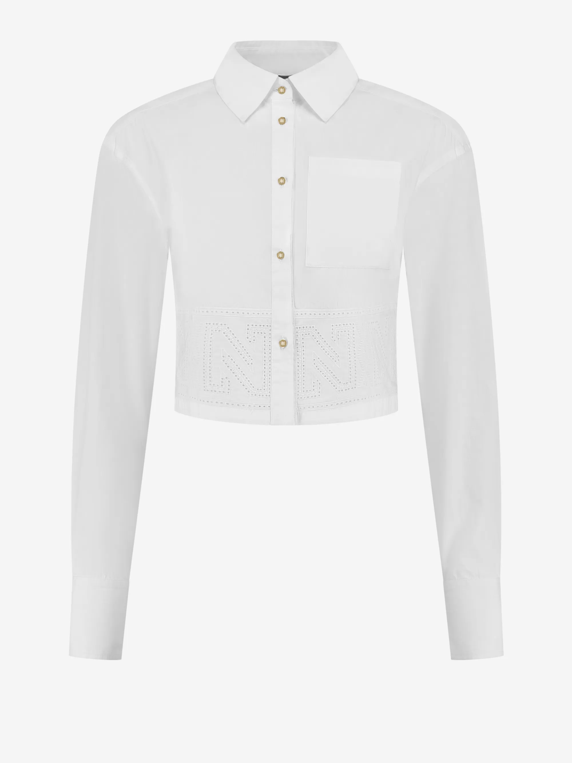 FIFTH HOUSE Blouses-Blouse met Embroidery Starwhite