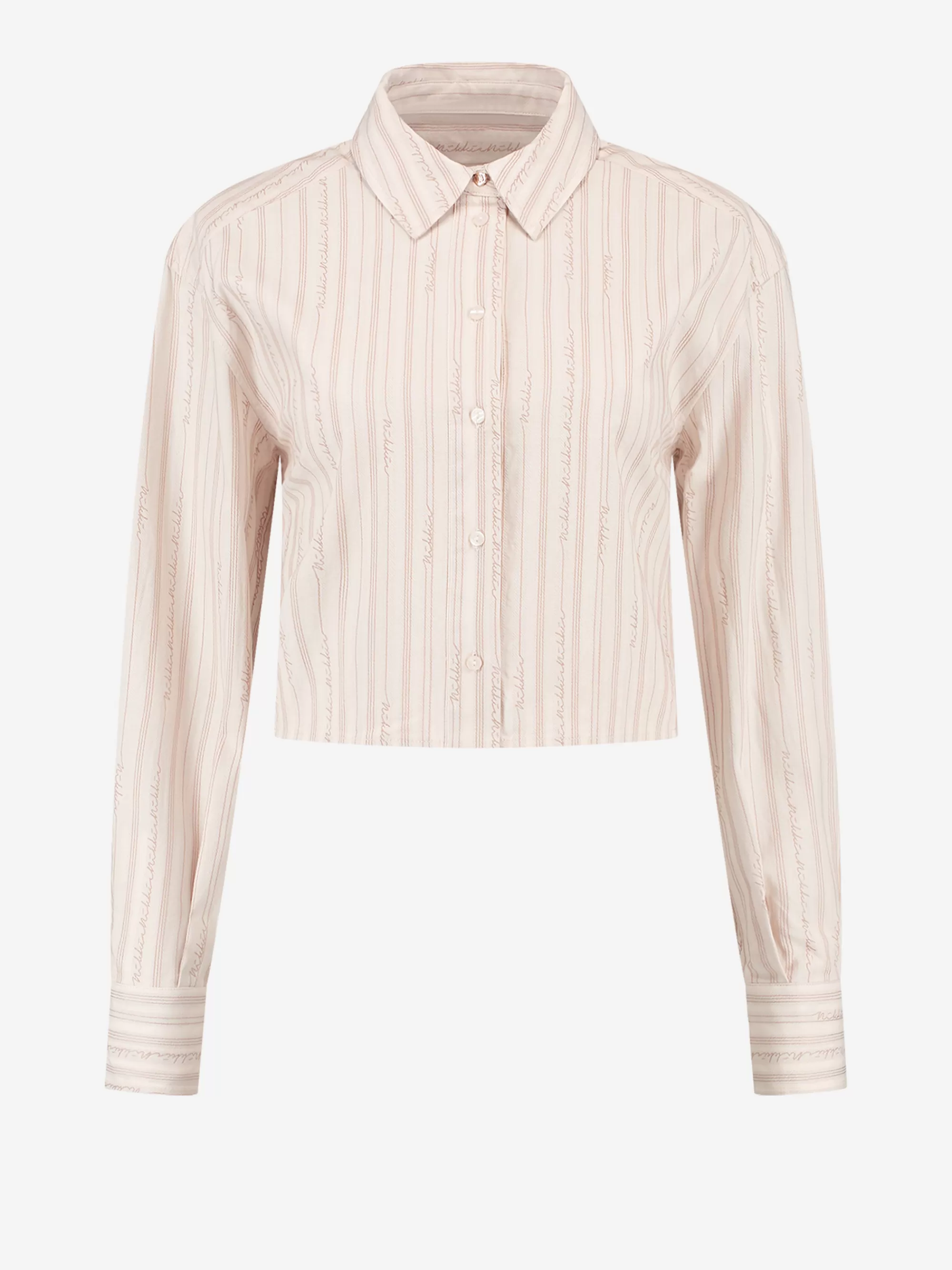 FIFTH HOUSE Blouses-Blouse met logo patroon Pearl