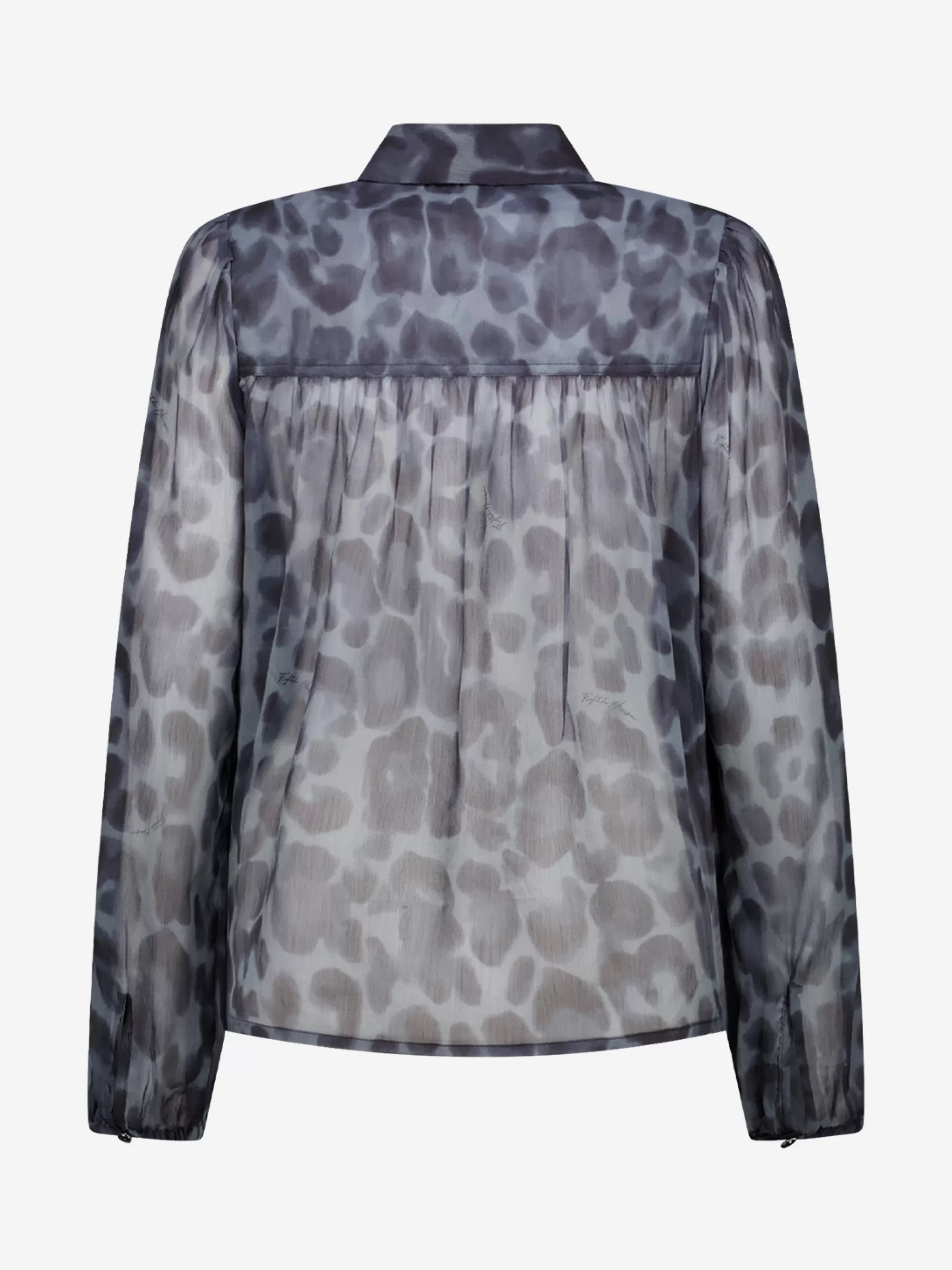 FIFTH HOUSE Blouses & Overhemden-Blouse met luipaardprint Darkslate