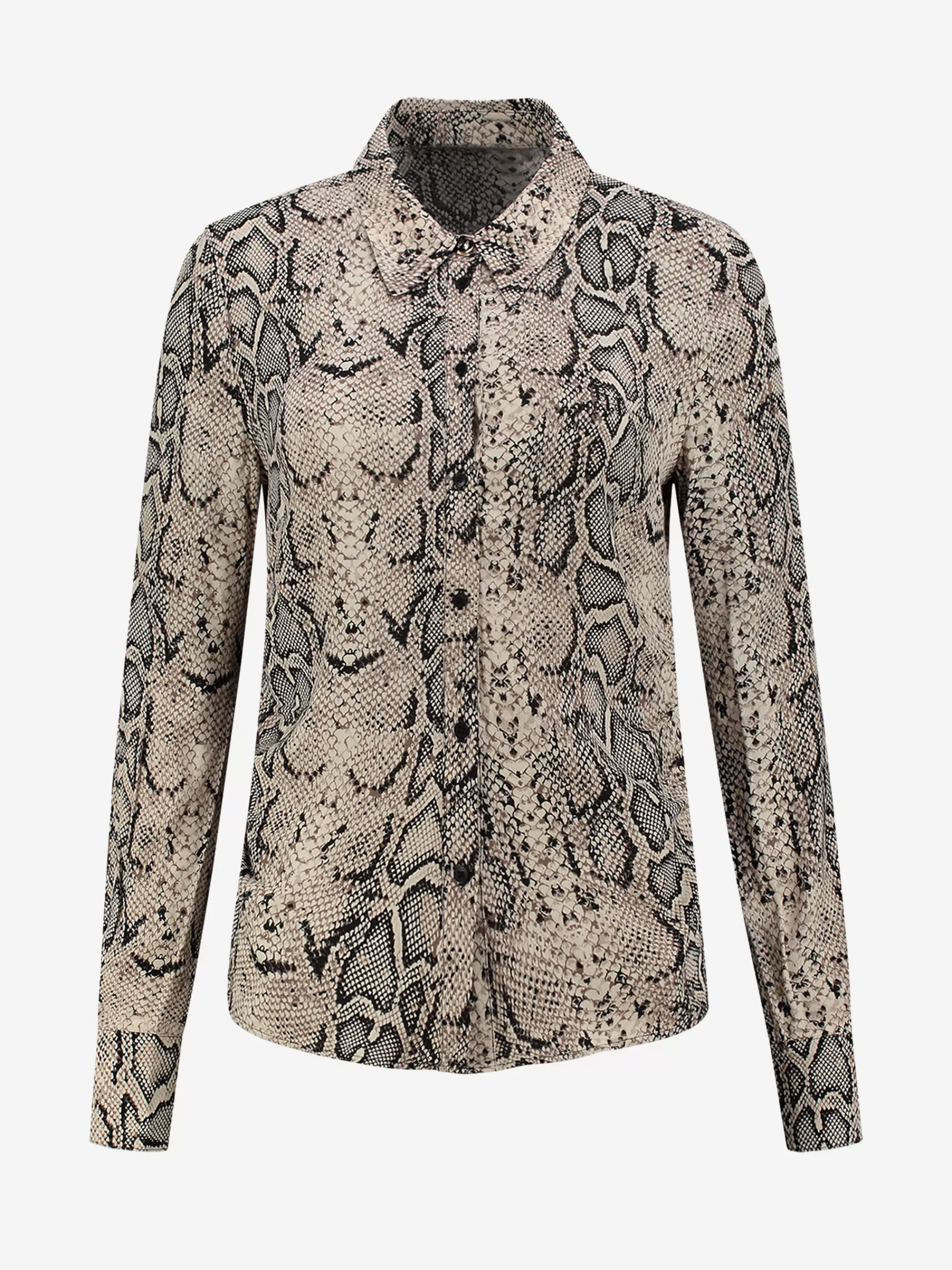 FIFTH HOUSE Blouses & Overhemden-Blouse met slangenprint Brandedsnakebrown