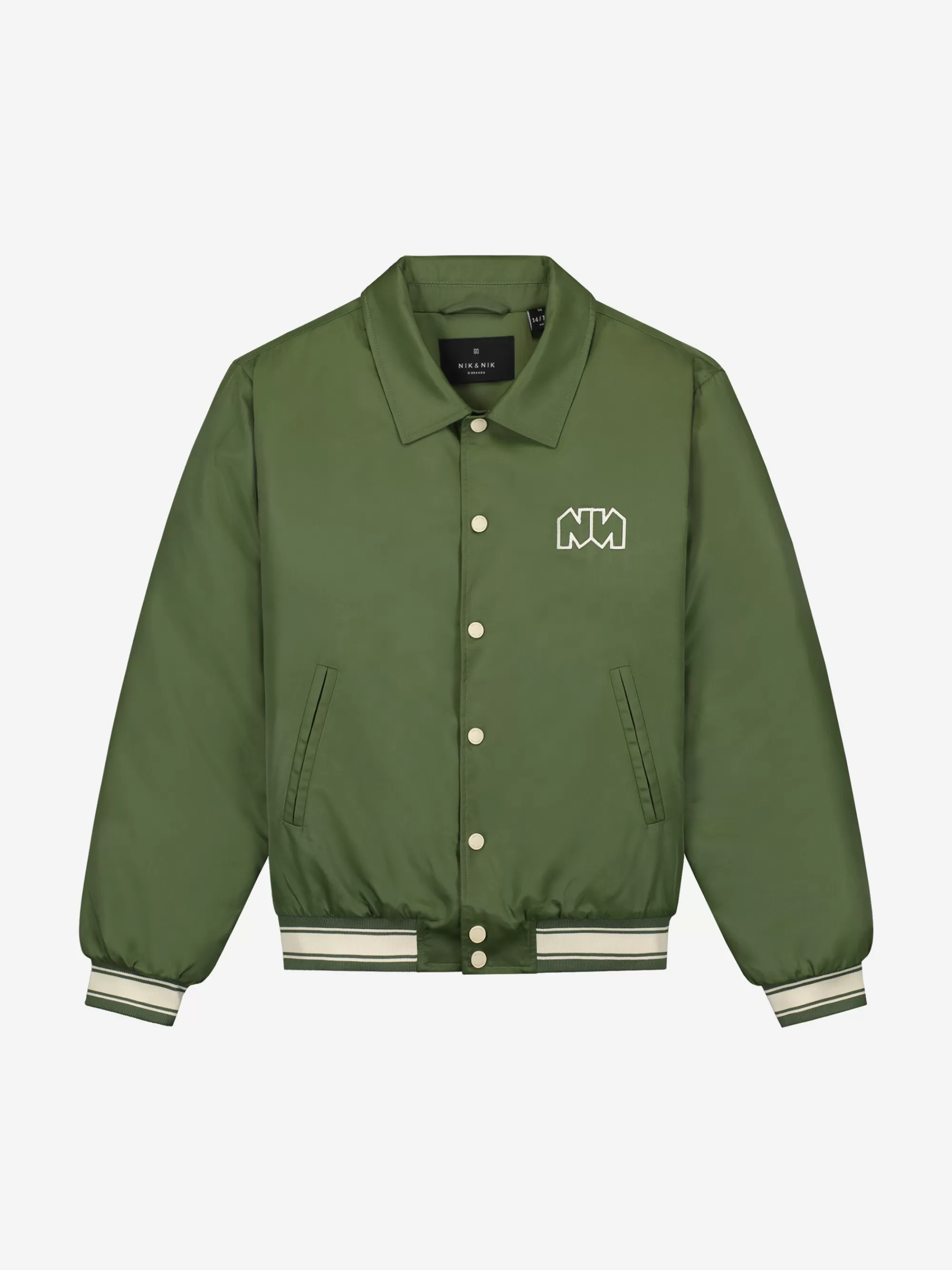 FIFTH HOUSE Jassen-Bomber jas met logo Vintagegreen