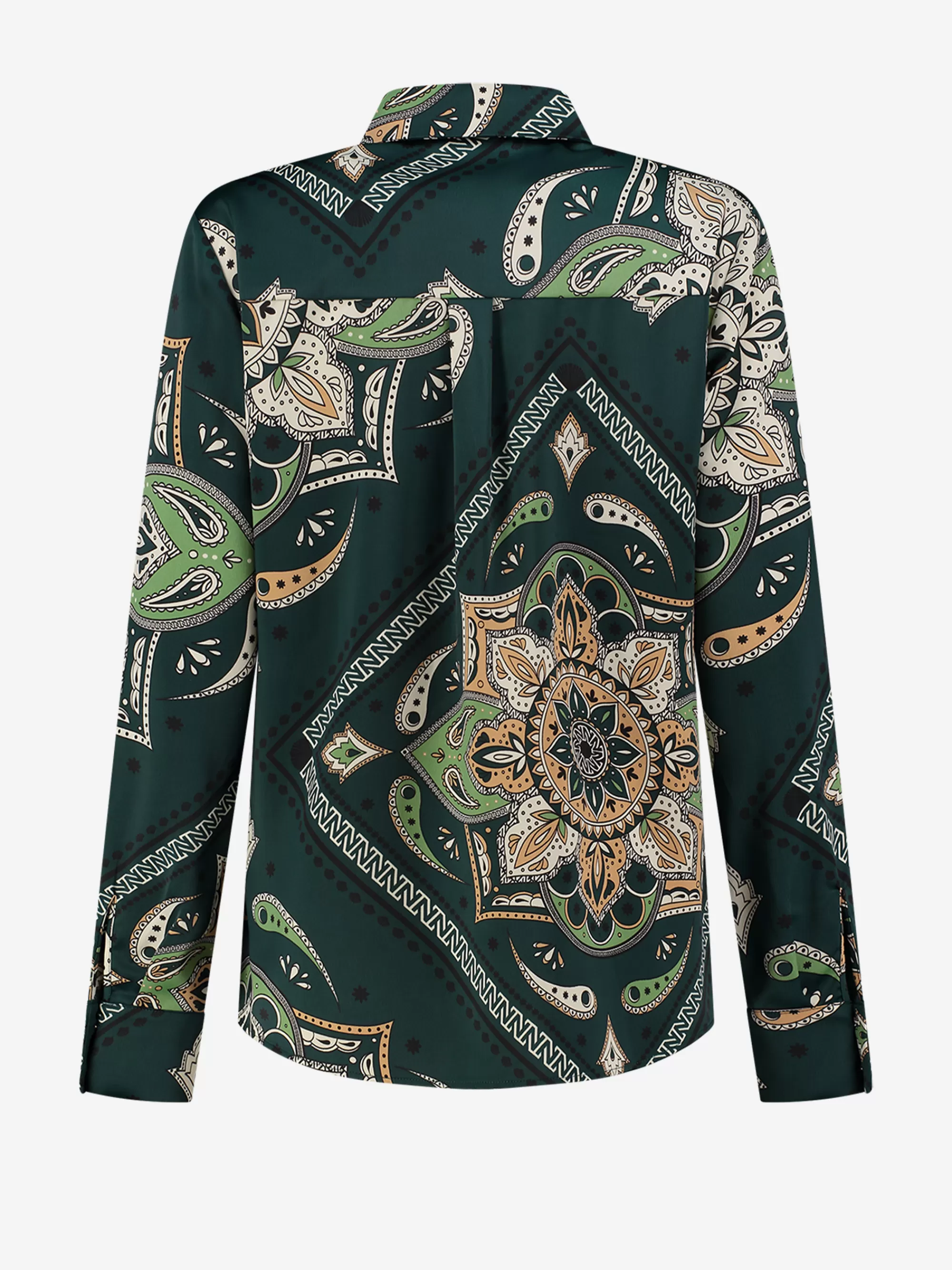 FIFTH HOUSE Blouses-Bouse met print Pinegreen