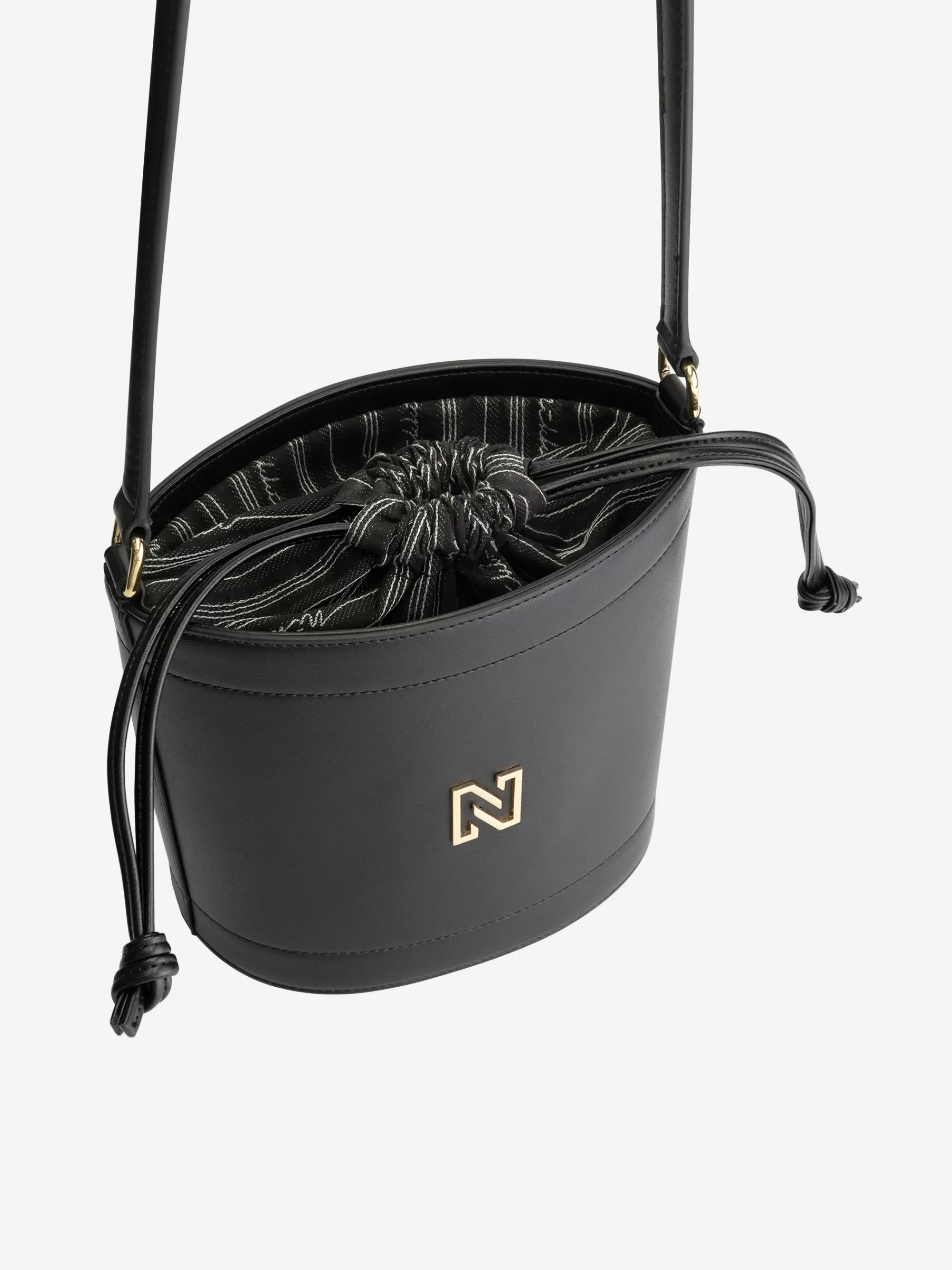 FIFTH HOUSE Alle Accessories-Bucket bag met ketting Black