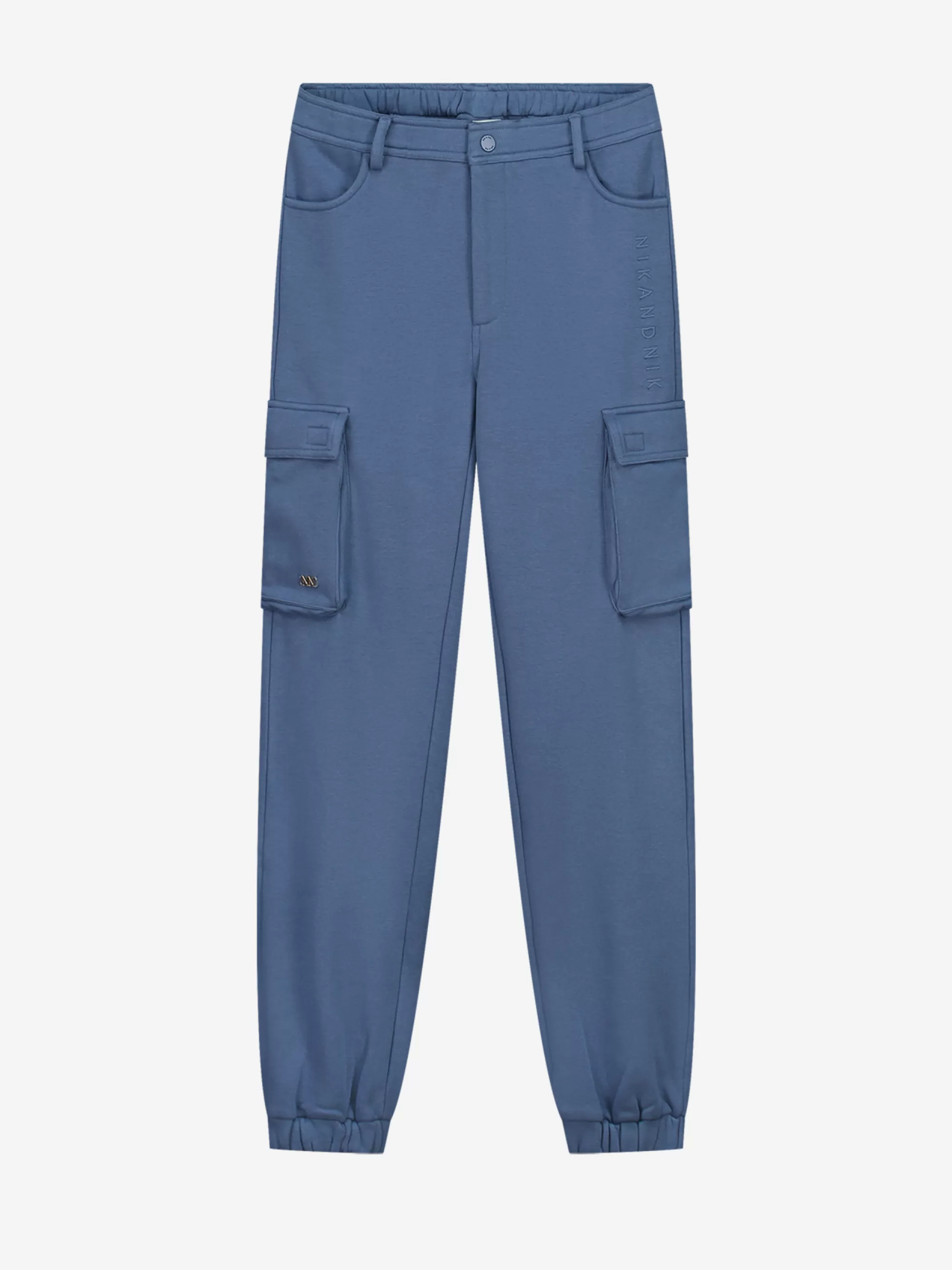 FIFTH HOUSE Broeken & Jeans-Cargo Sweatpants met hoge taille Jellyblue