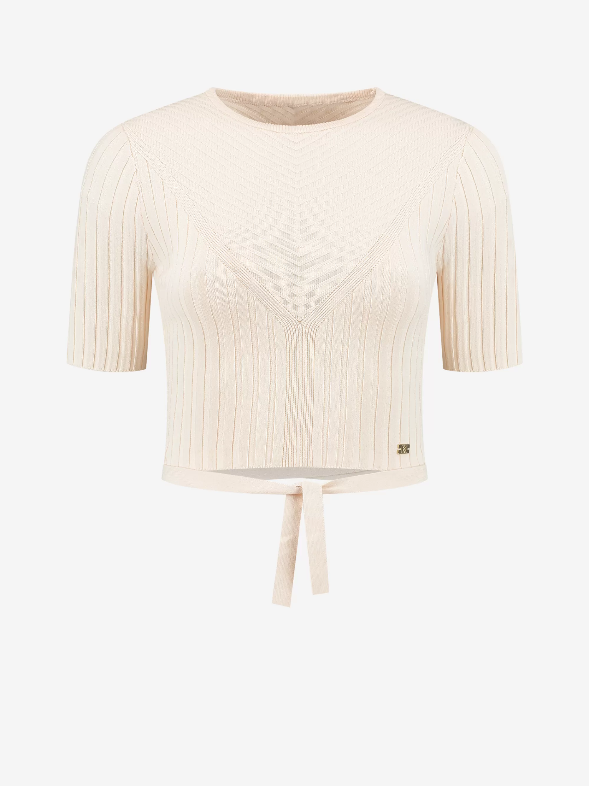 FIFTH HOUSE Tops-Crop Top met strikkoord Pearl