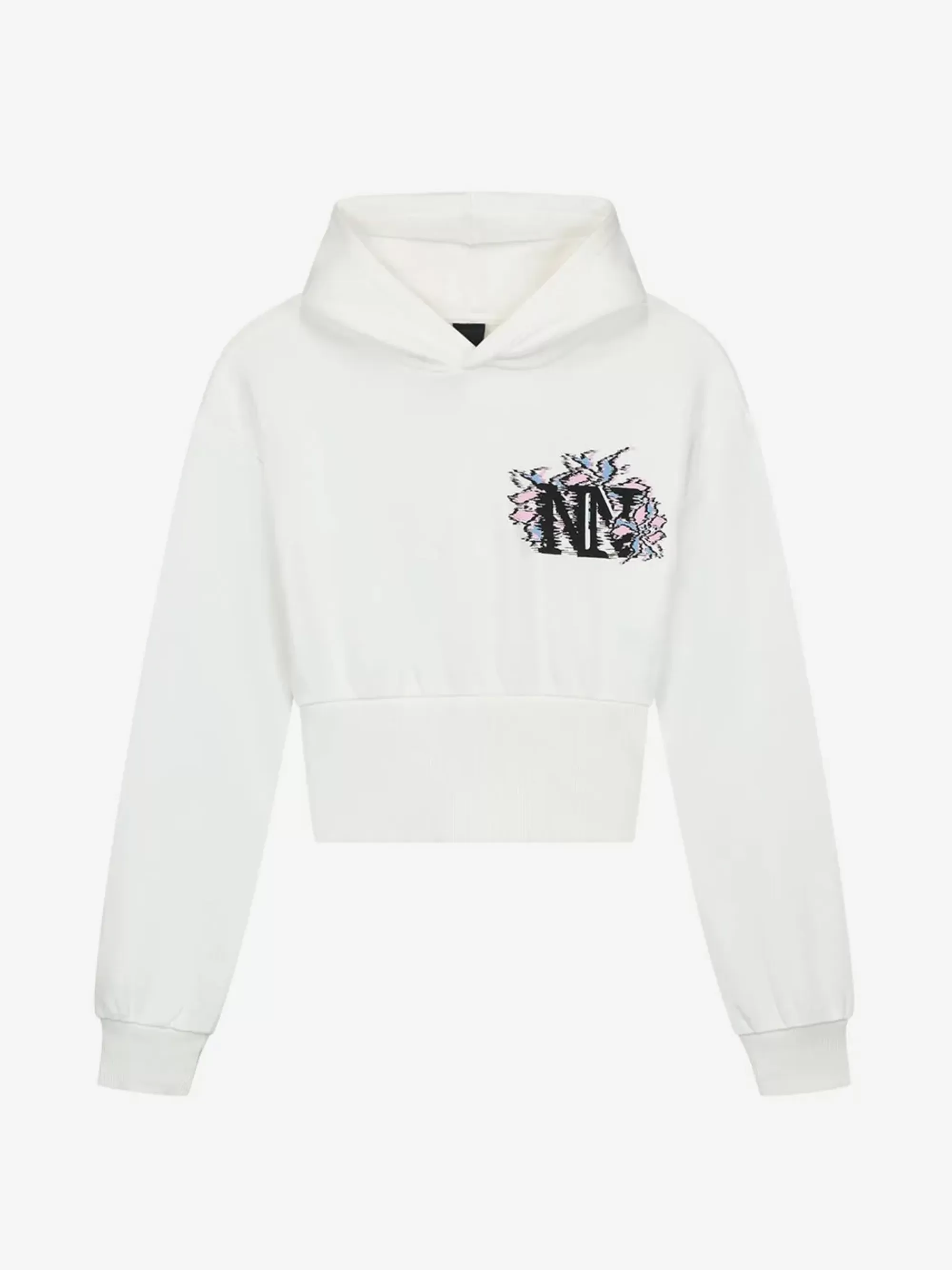 FIFTH HOUSE Truien & Vesten-Cropped hoodie met logo Offwhite/lavenderblue