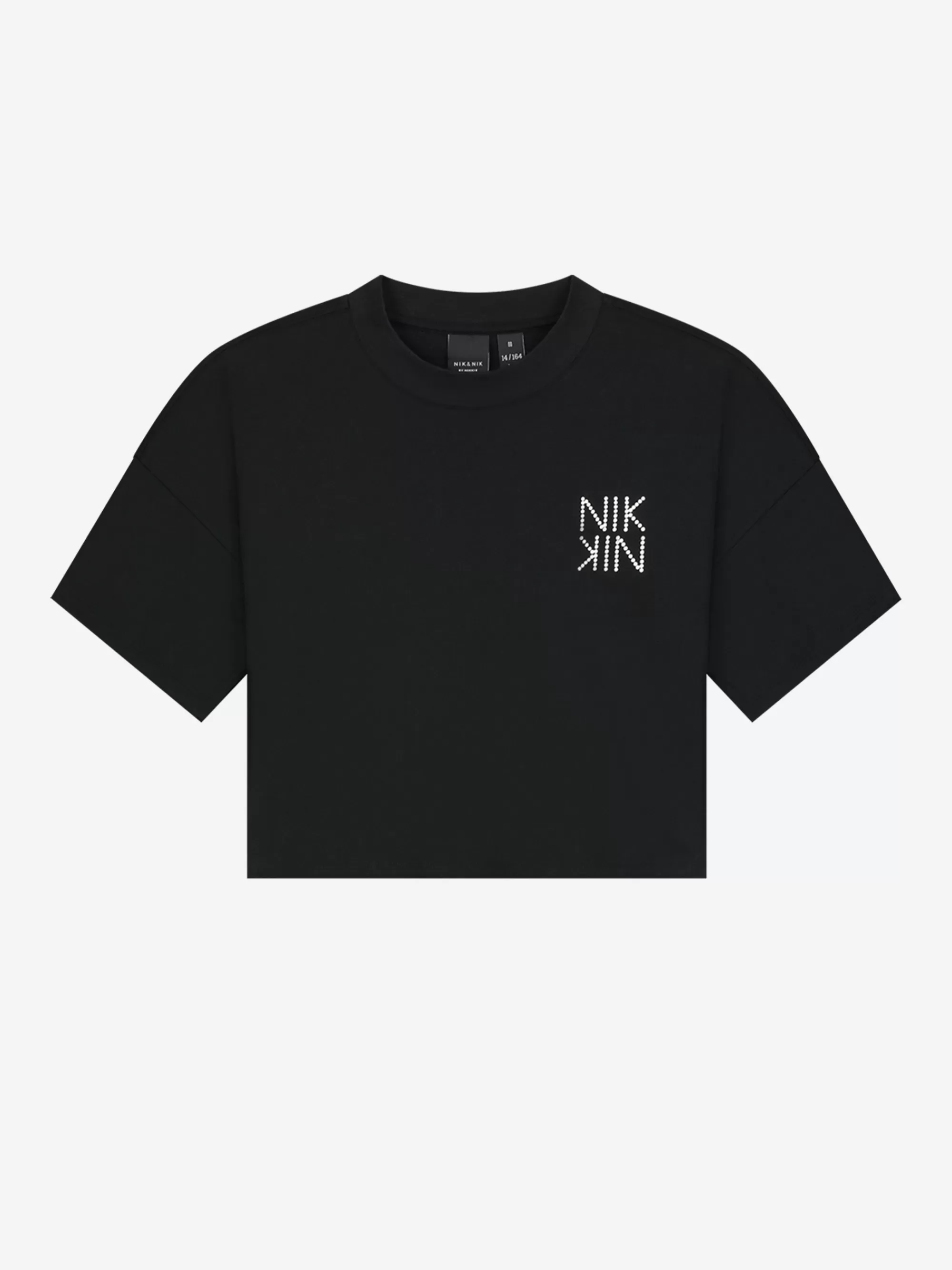 FIFTH HOUSE T-shirts-Cropped T-shirt Black