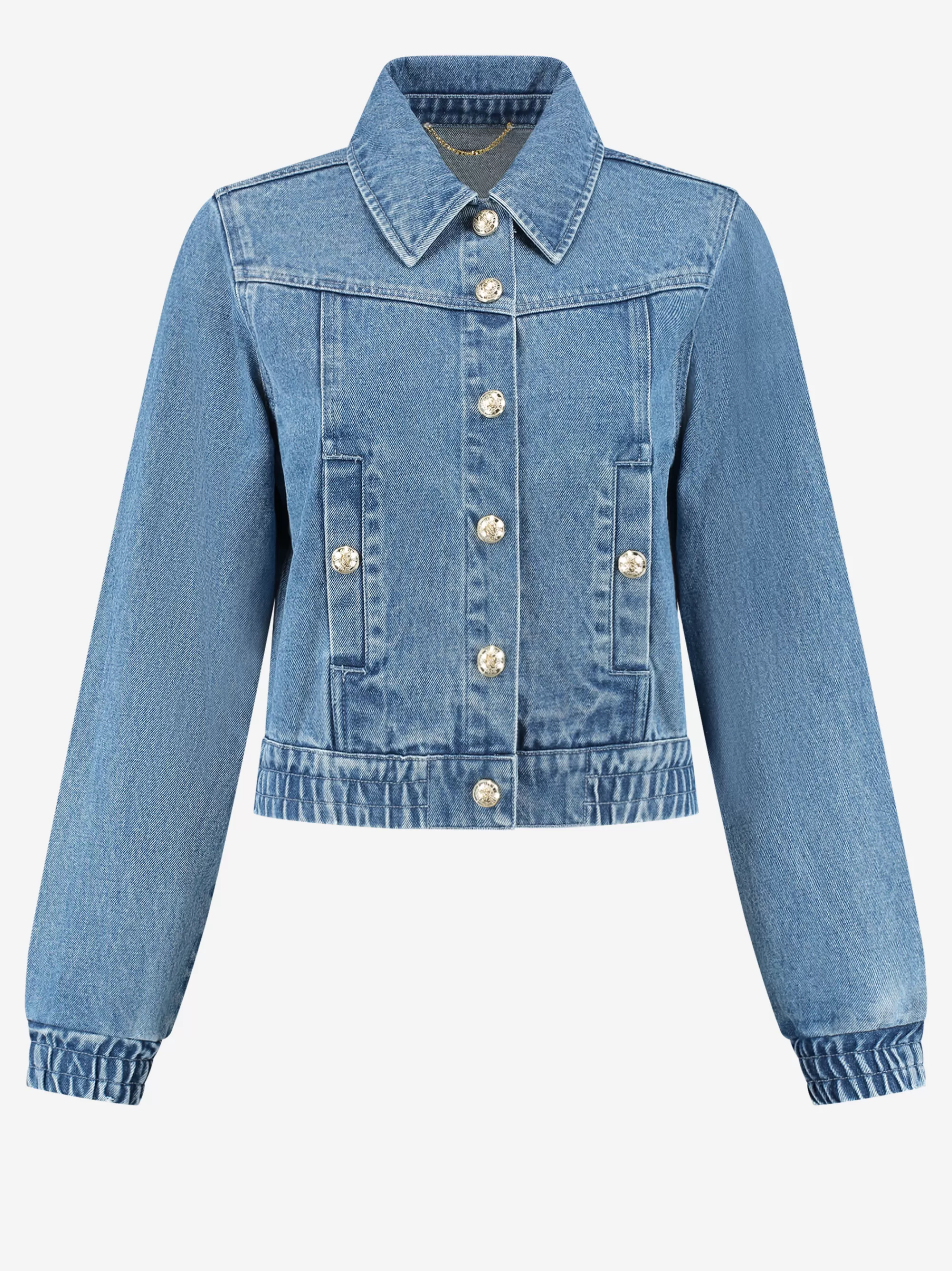 FIFTH HOUSE Jassen & Jacks-Denim bomber Midbluedenim