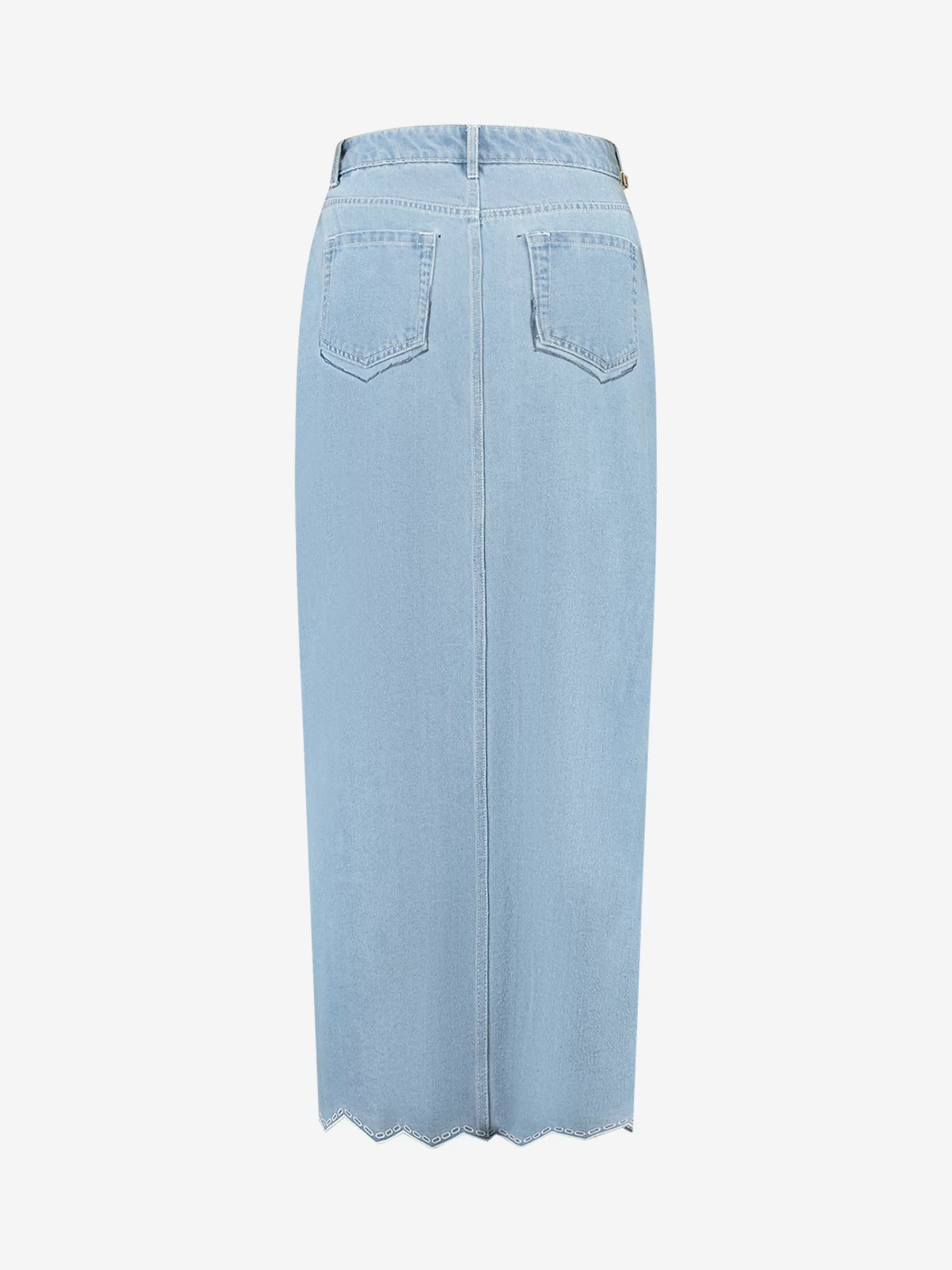 FIFTH HOUSE Rokken-Denim rok met embroidery Lightblue