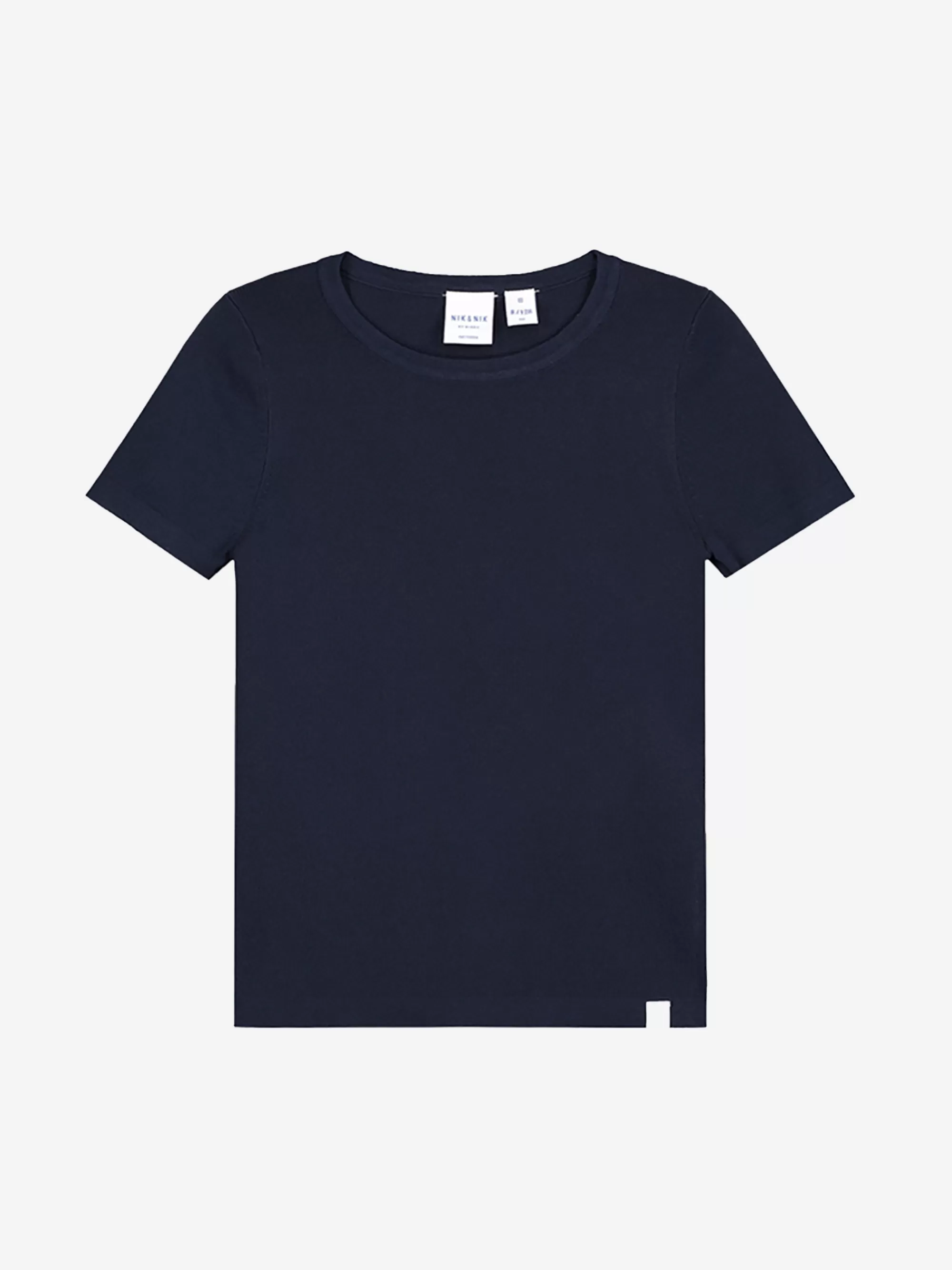 FIFTH HOUSE T-shirts-Donkerblauwe top met korte mouwen Darkblue