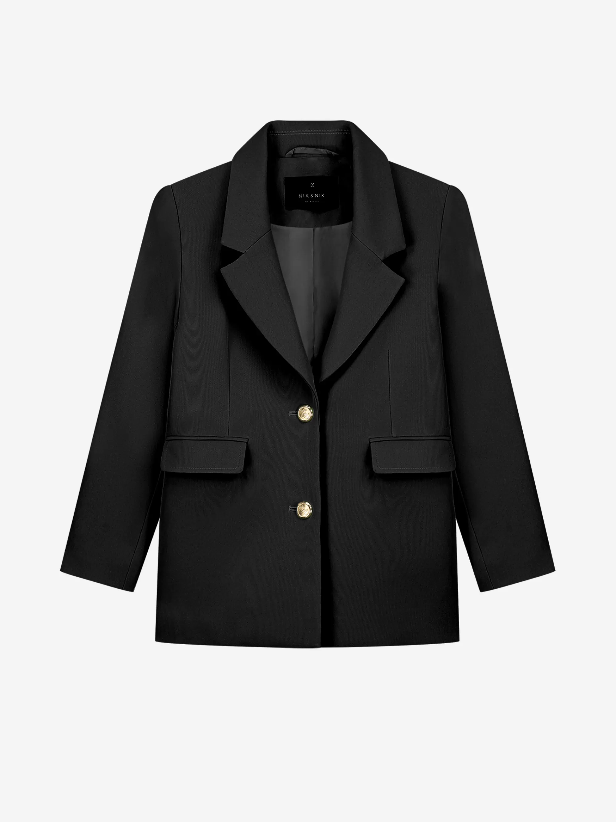 FIFTH HOUSE Jassen & Blazers-Double breasted blazer Black