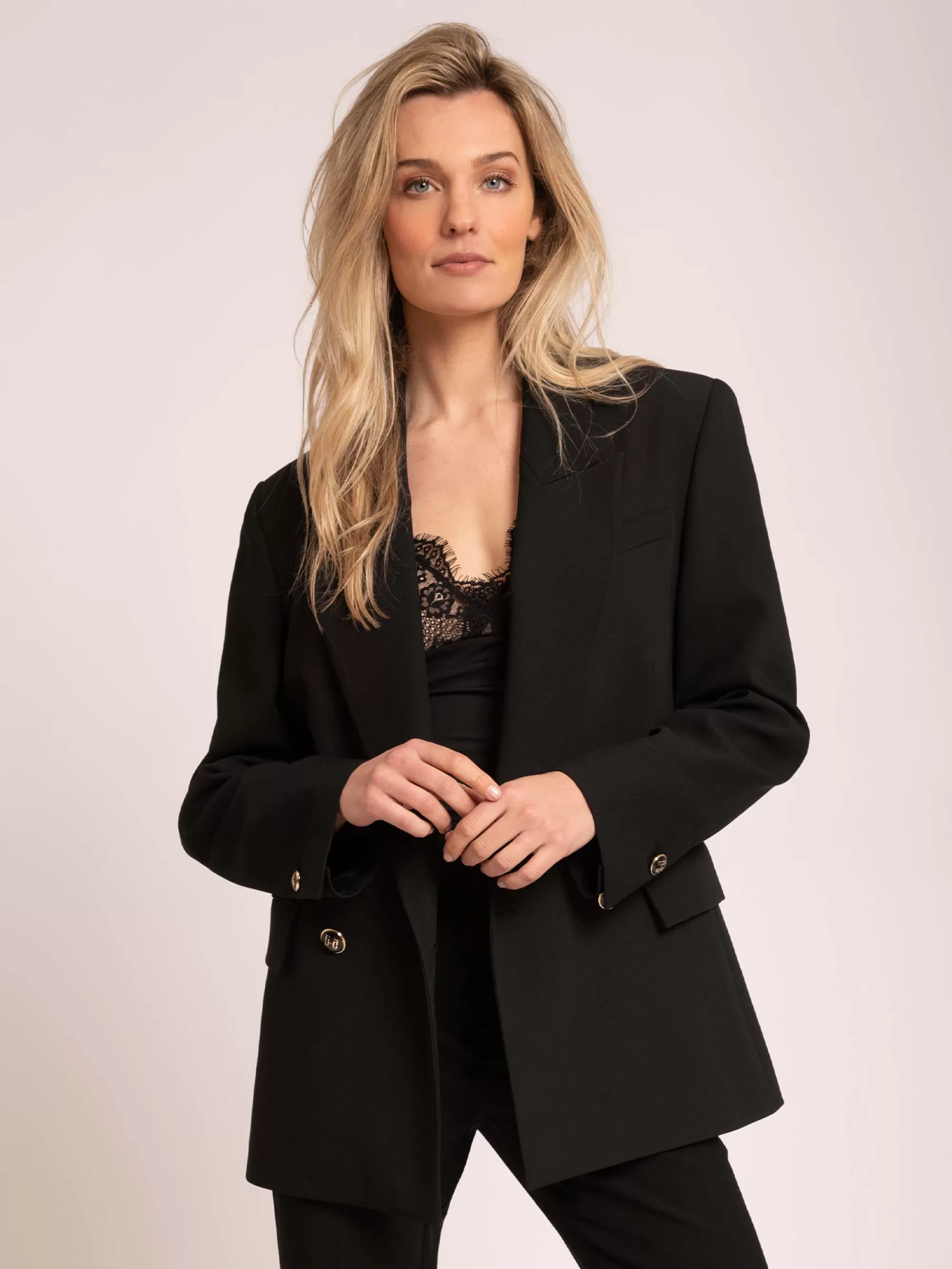 FIFTH HOUSE Blazers & Gilets-Double-breasted blazer Black