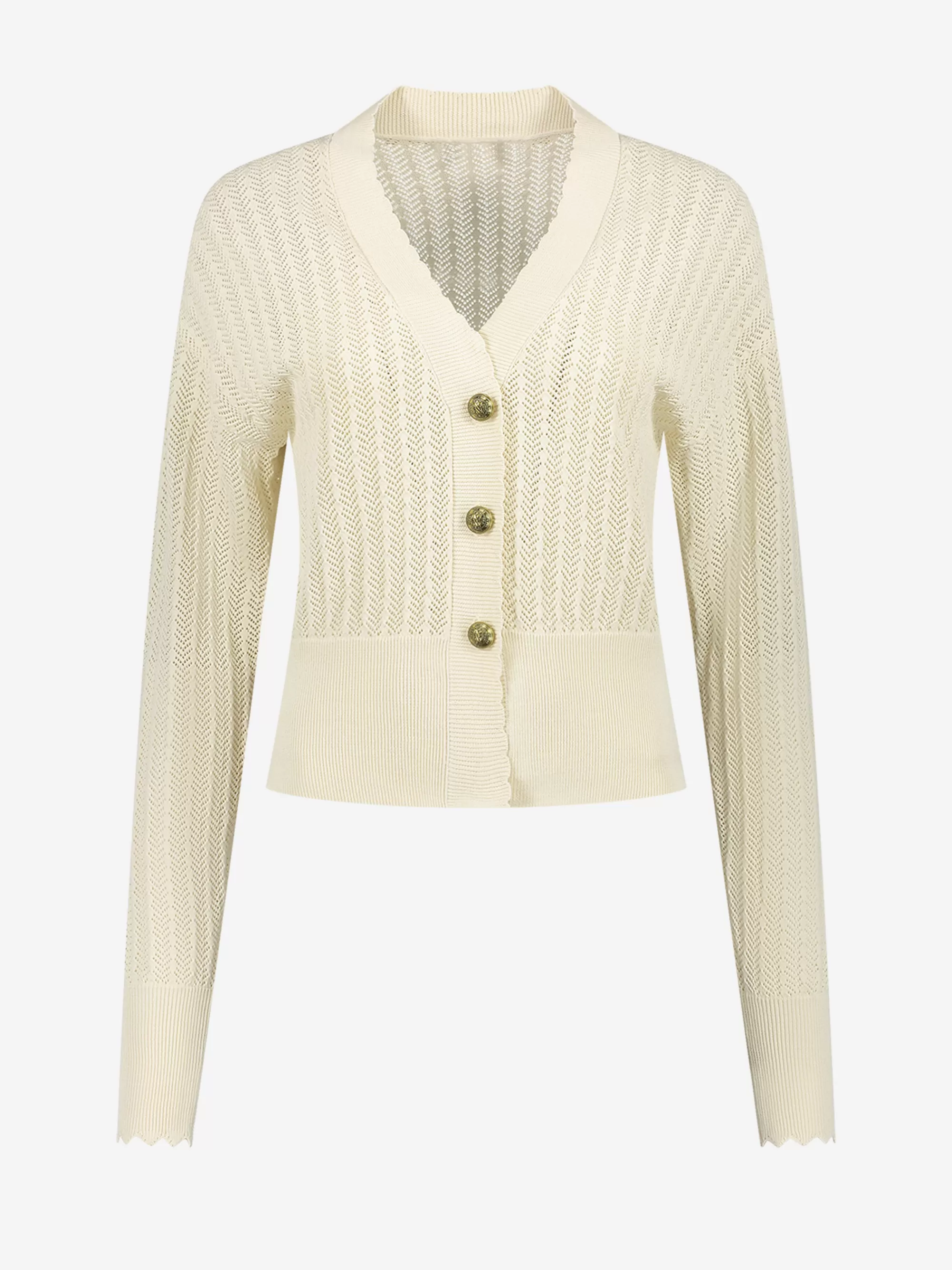 FIFTH HOUSE Truien & Vesten-Fitted cardigan Pearl