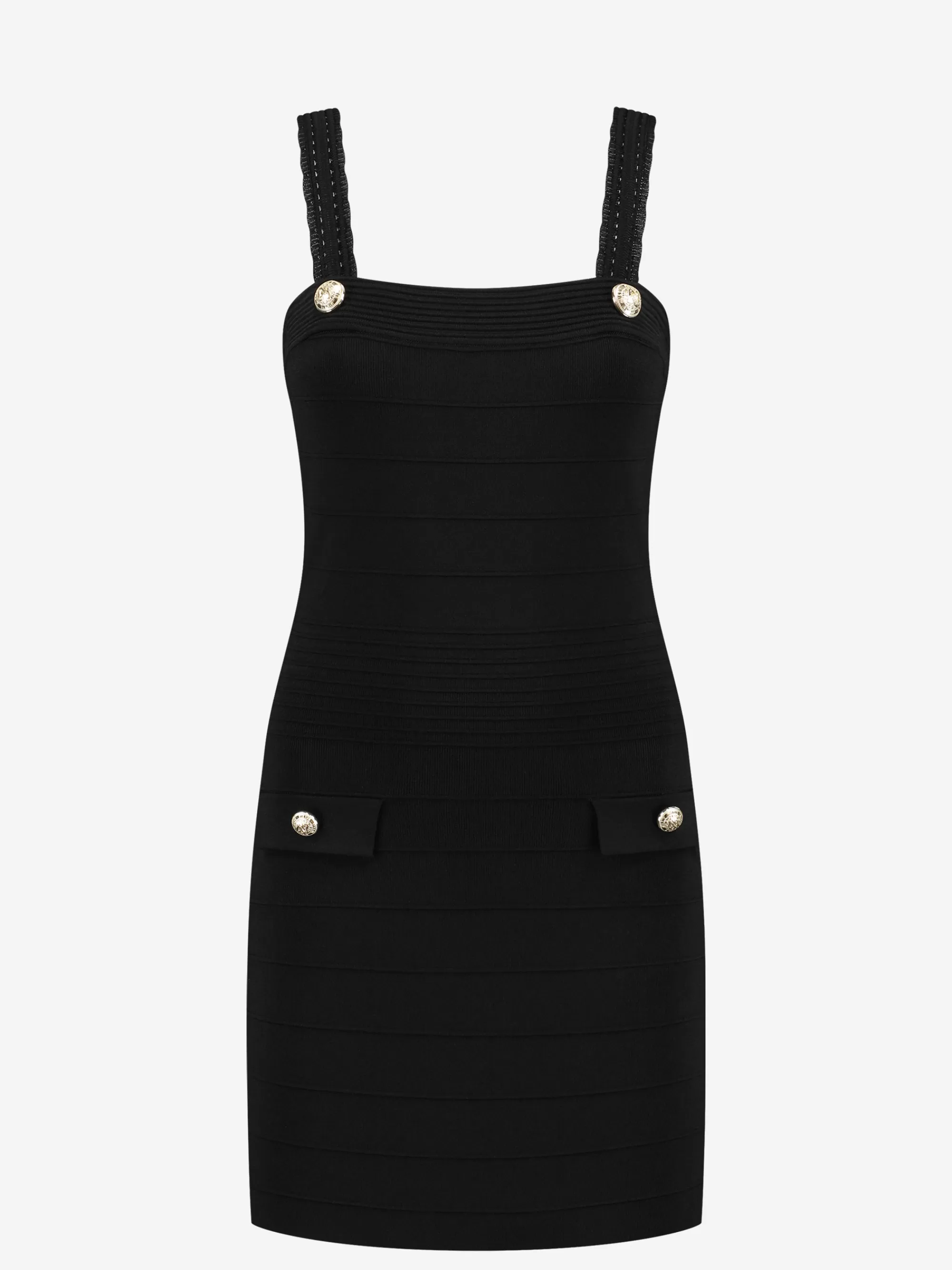 FIFTH HOUSE Jurken-Fitted jurk Black