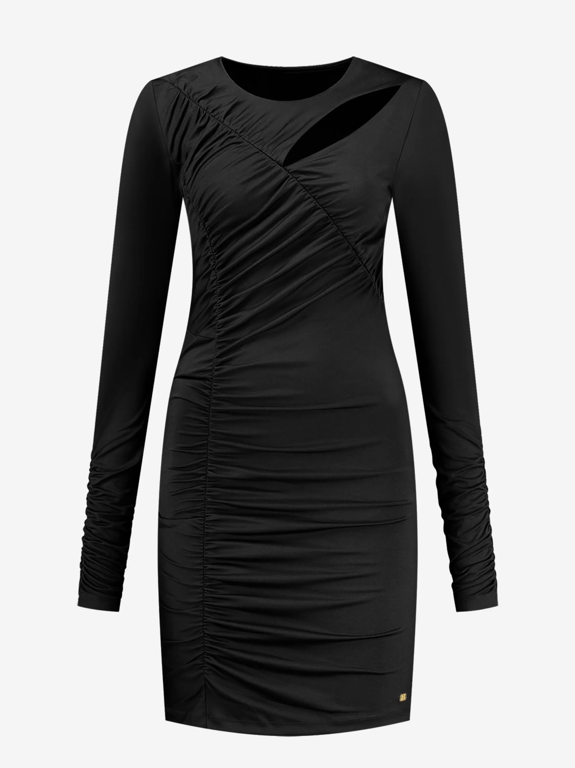 FIFTH HOUSE Jurken-Fitted jurk met cut-out Black