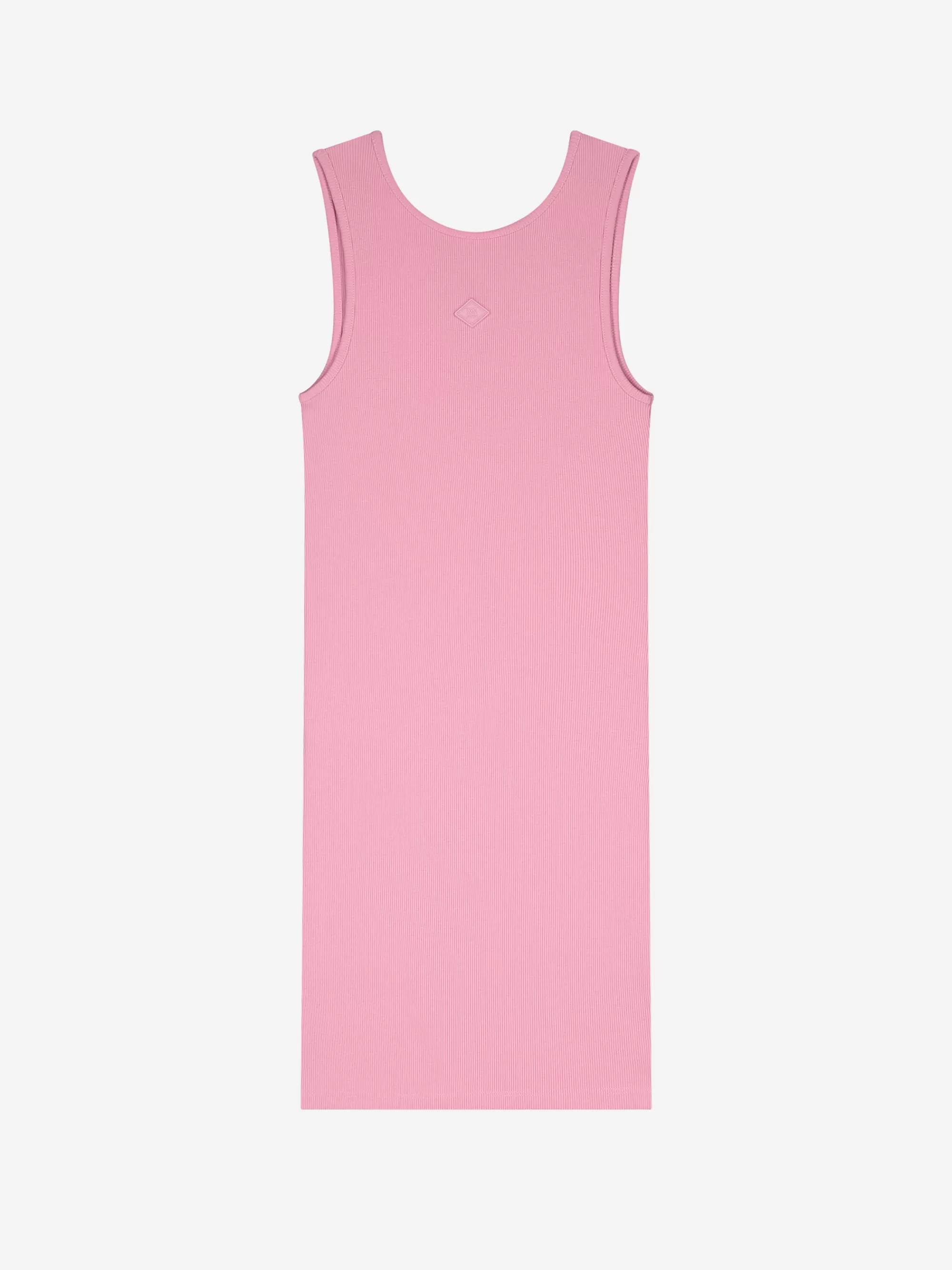 FIFTH HOUSE Jurken-Fitted rib dress Marshmallowpink