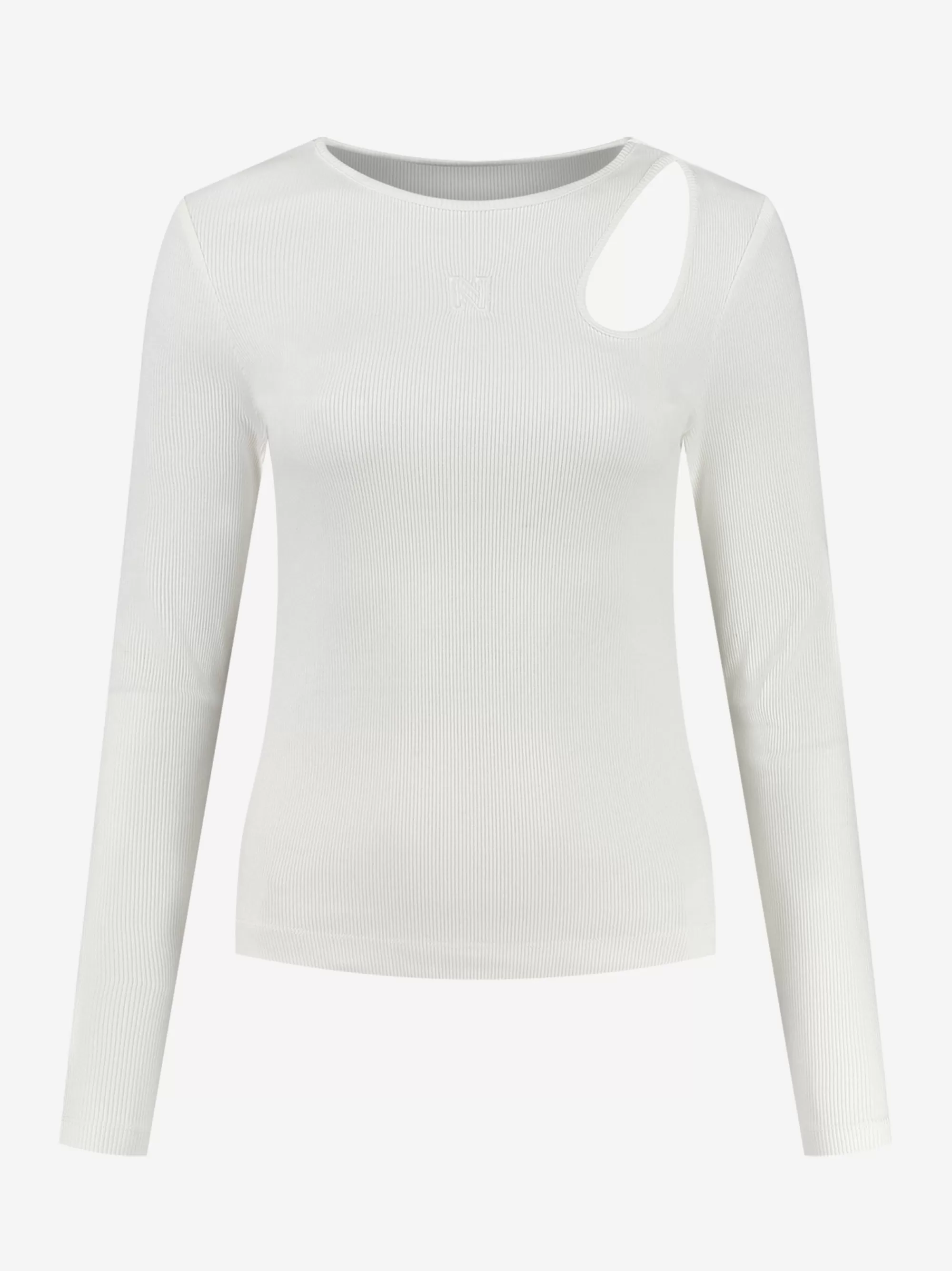 FIFTH HOUSE Tops-Fitted top met cut-out Starwhite