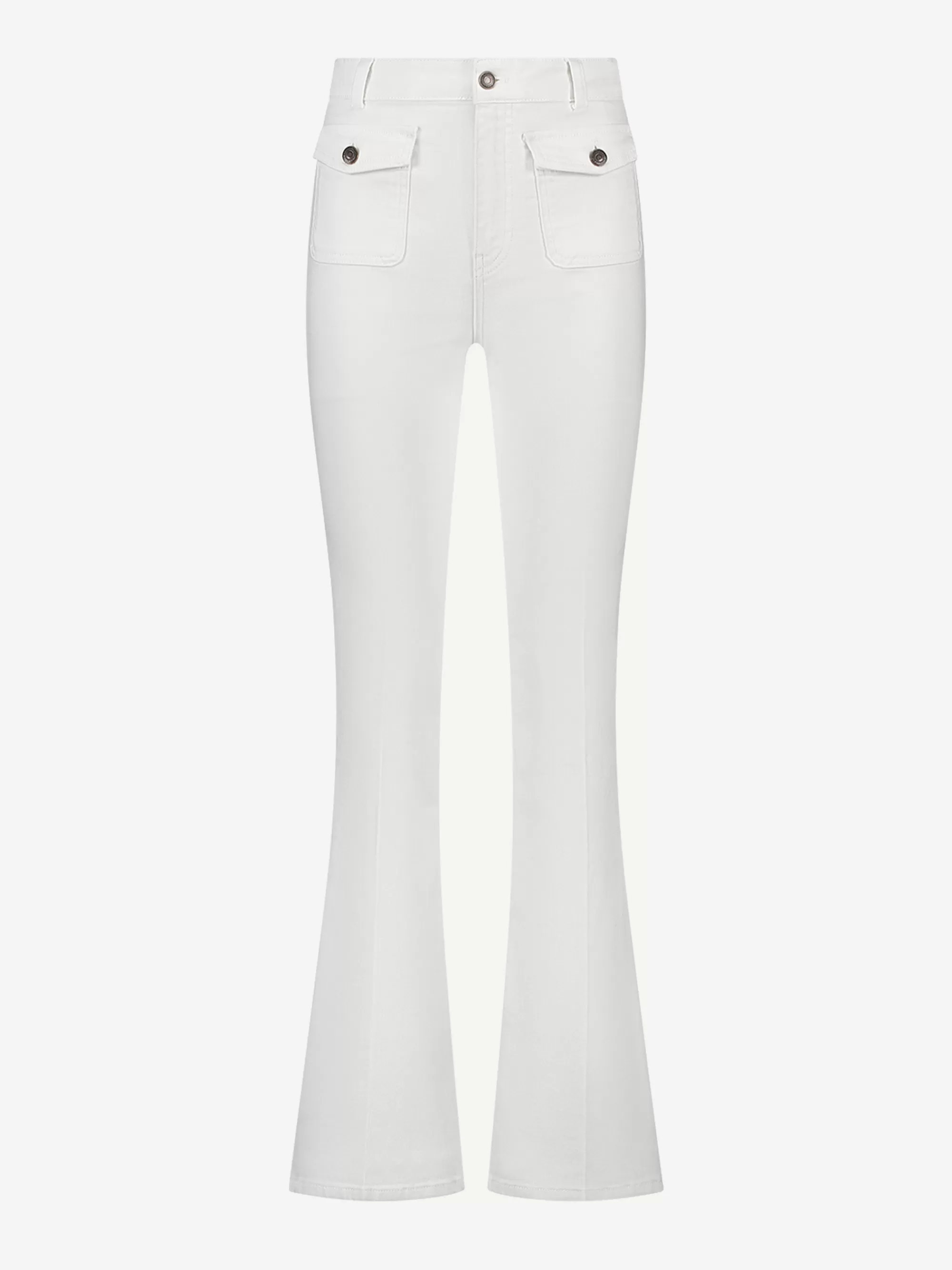 FIFTH HOUSE Broeken & Jeans-Flare broek met voor zakken Starwhite