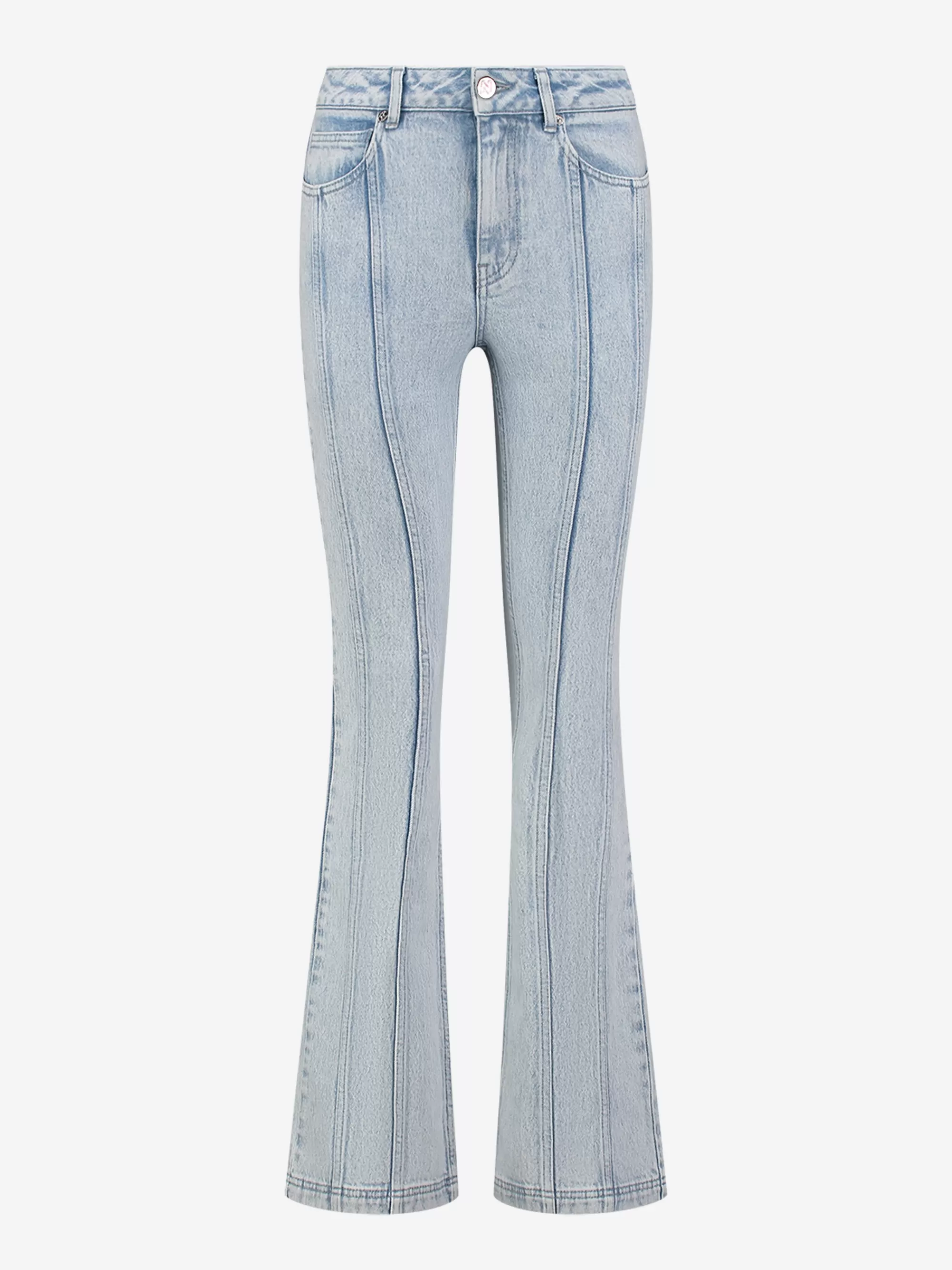 FIFTH HOUSE Broeken & Jeans-Flare jeans met detail Lightblue