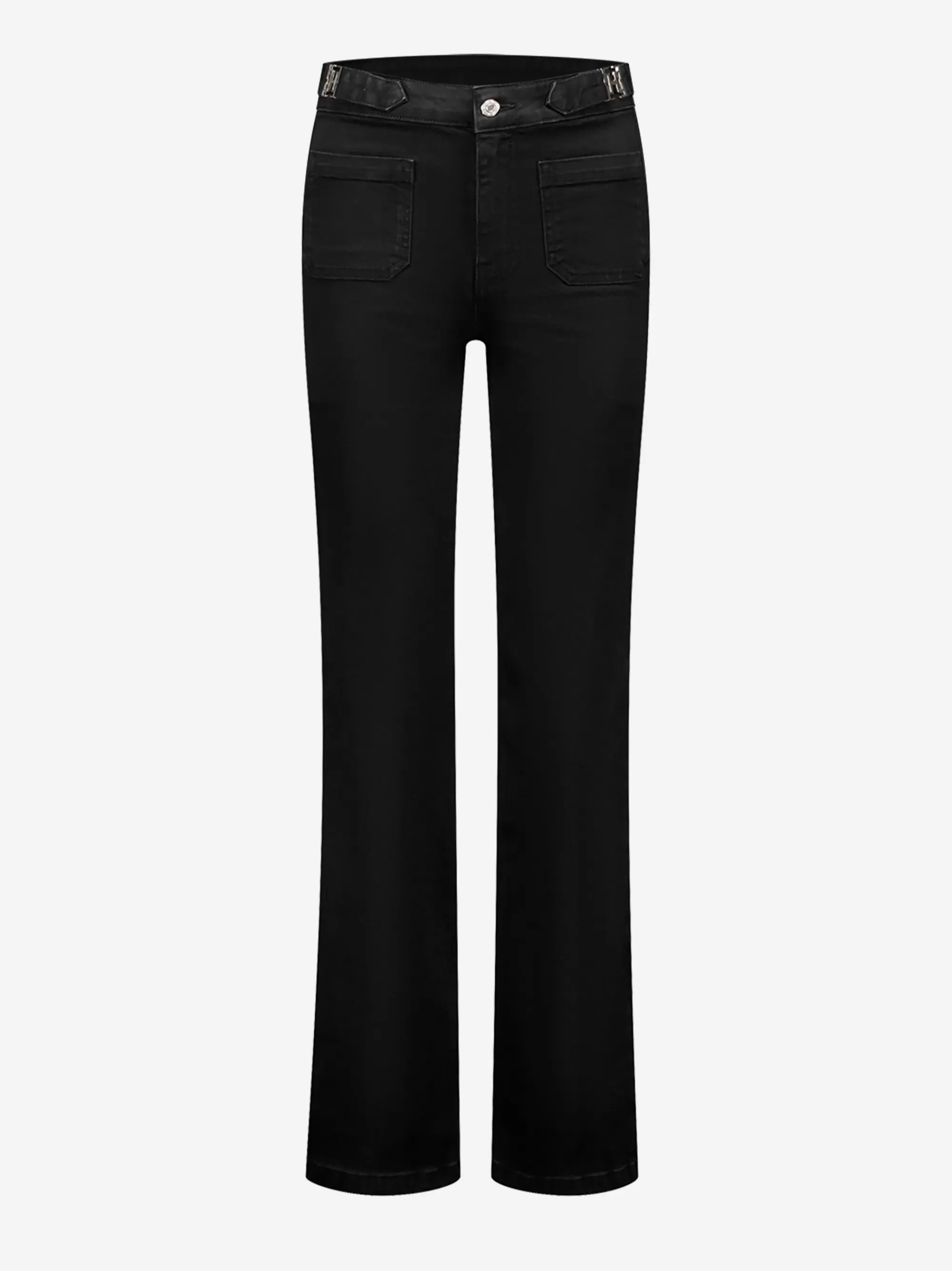 FIFTH HOUSE Broeken & Jeans-Flared jeans met high waist Black