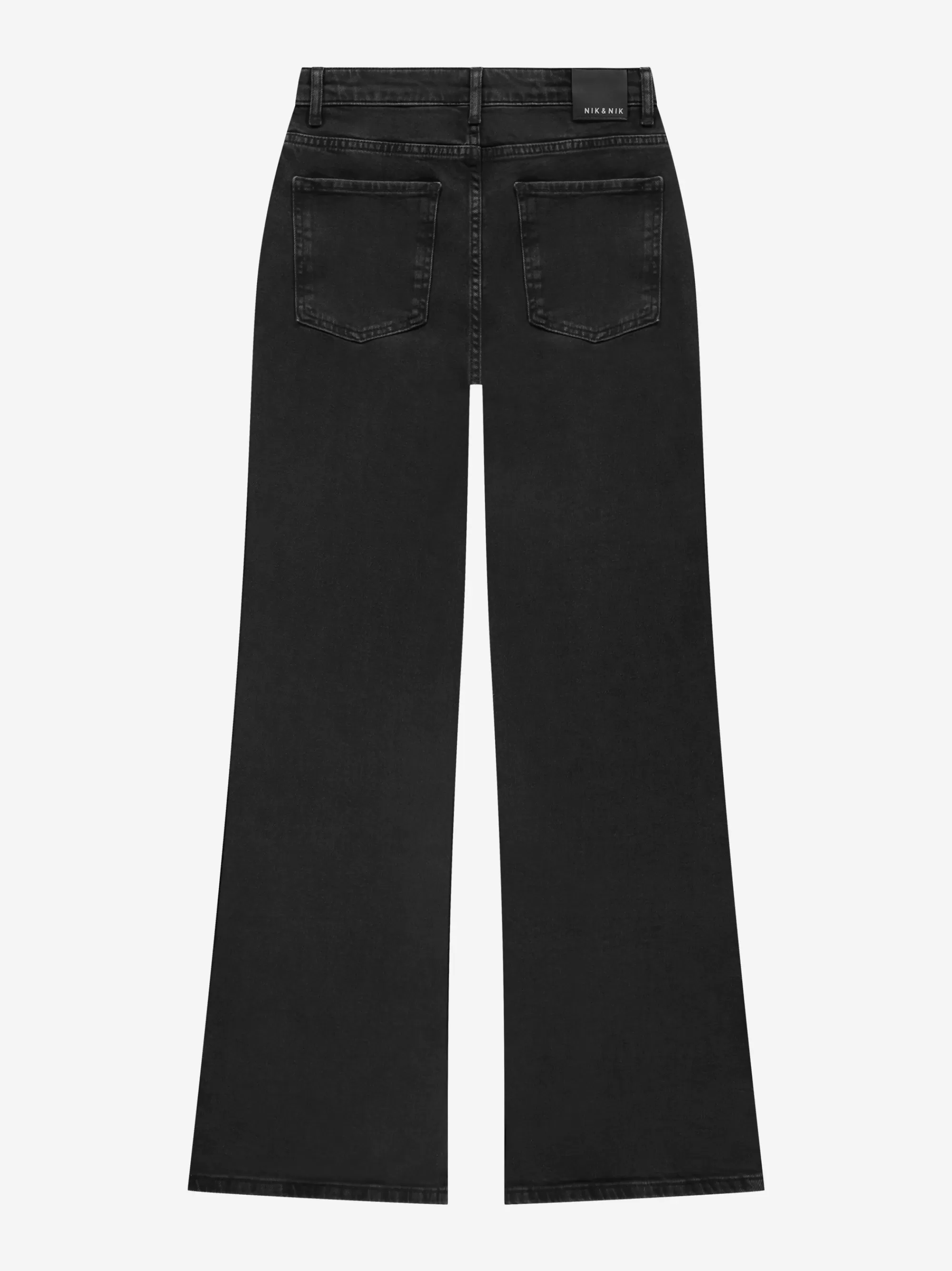 FIFTH HOUSE Broeken & Jeans-Flared jeans met studs aan zijkant Washedgrey