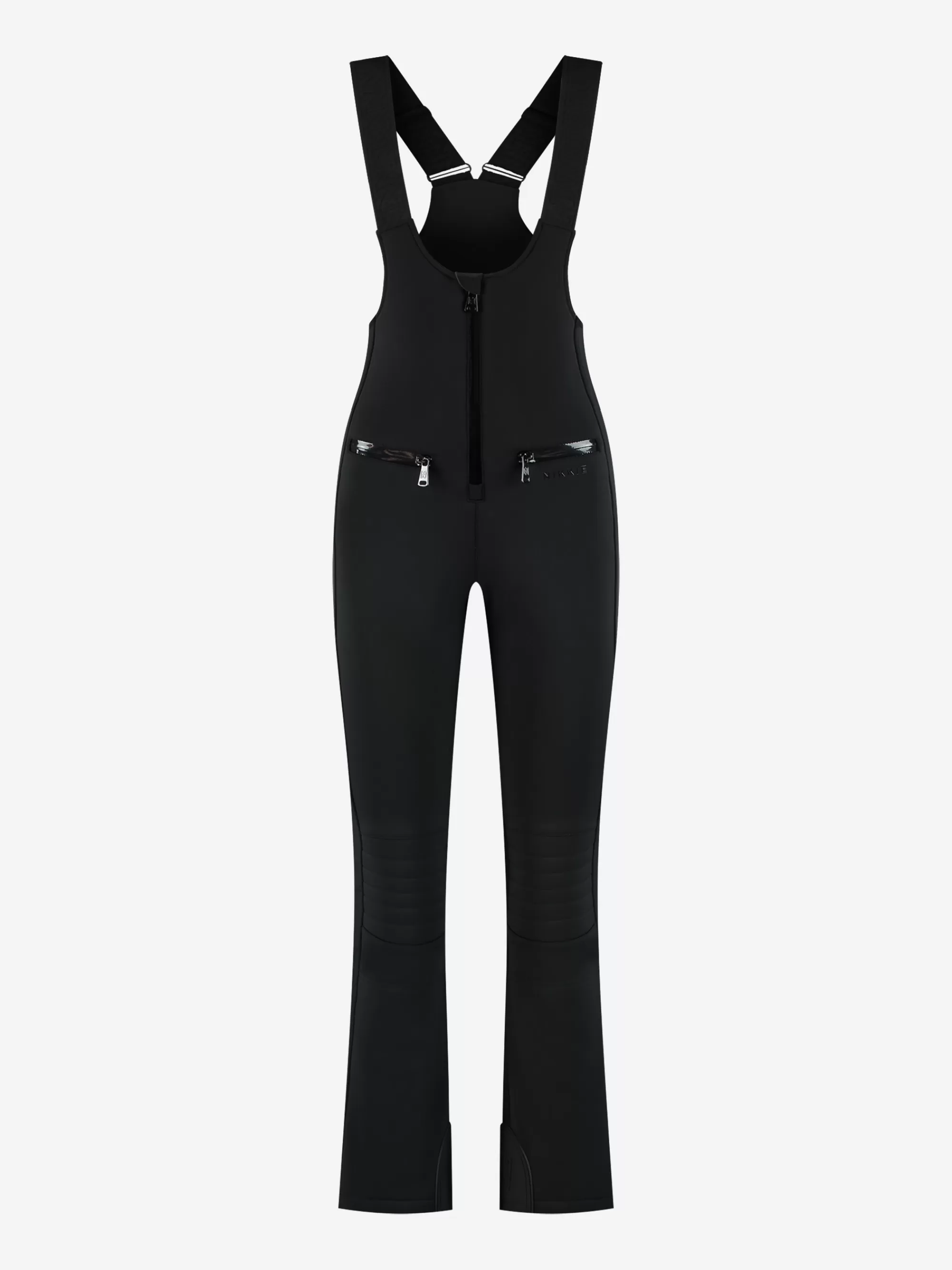 FIFTH HOUSE Skiwear | Jumpsuits-Flared ski broek met elastische schouderbanden Black