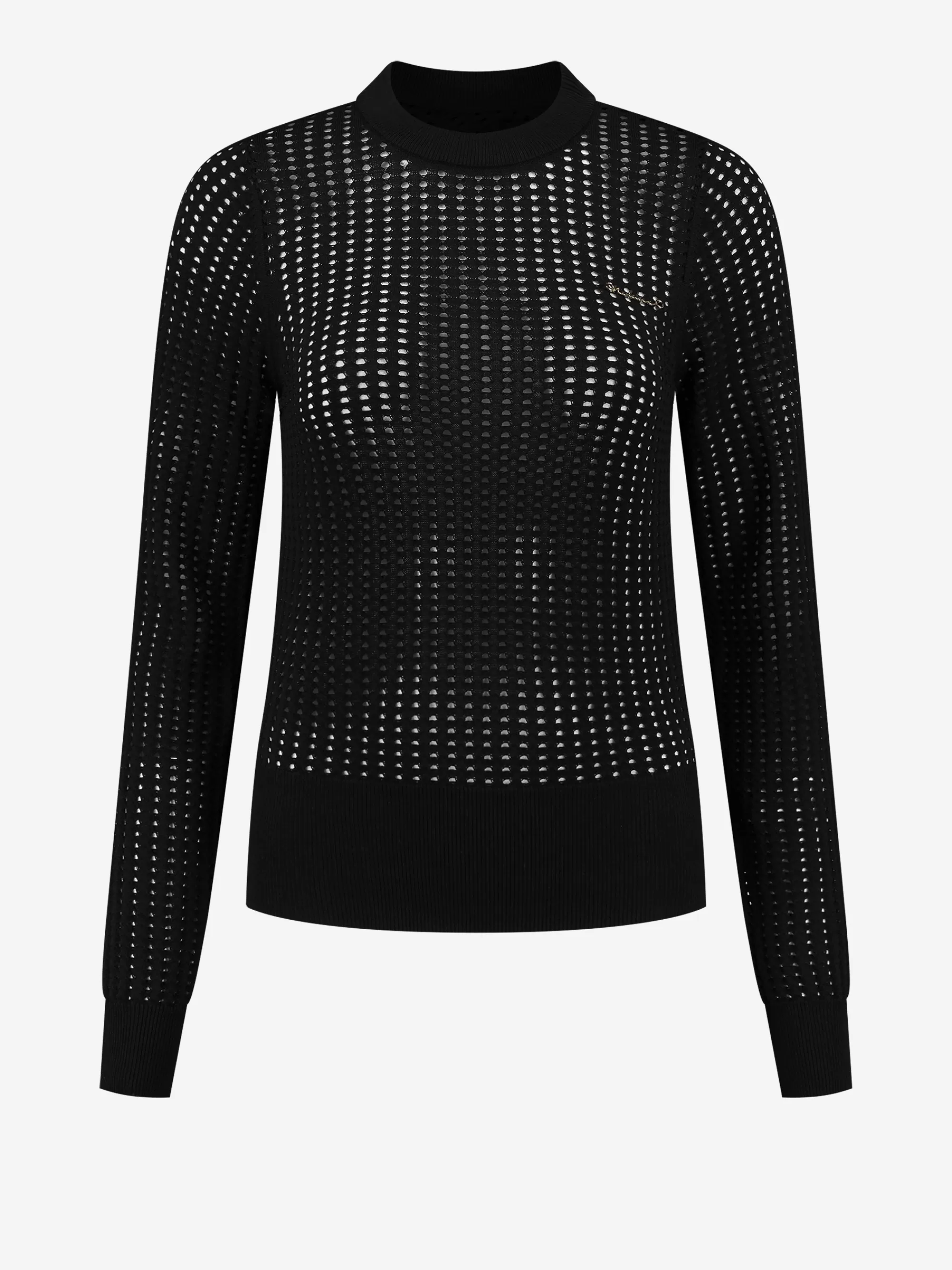 FIFTH HOUSE Truien & Vesten | Tops-Gebreide top Black