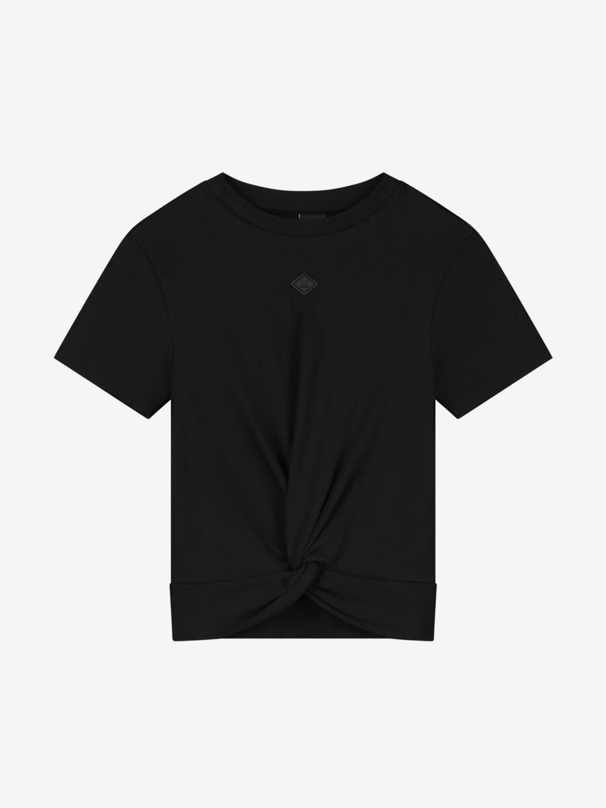 FIFTH HOUSE T-shirts-Geknoopt T-shirt Black