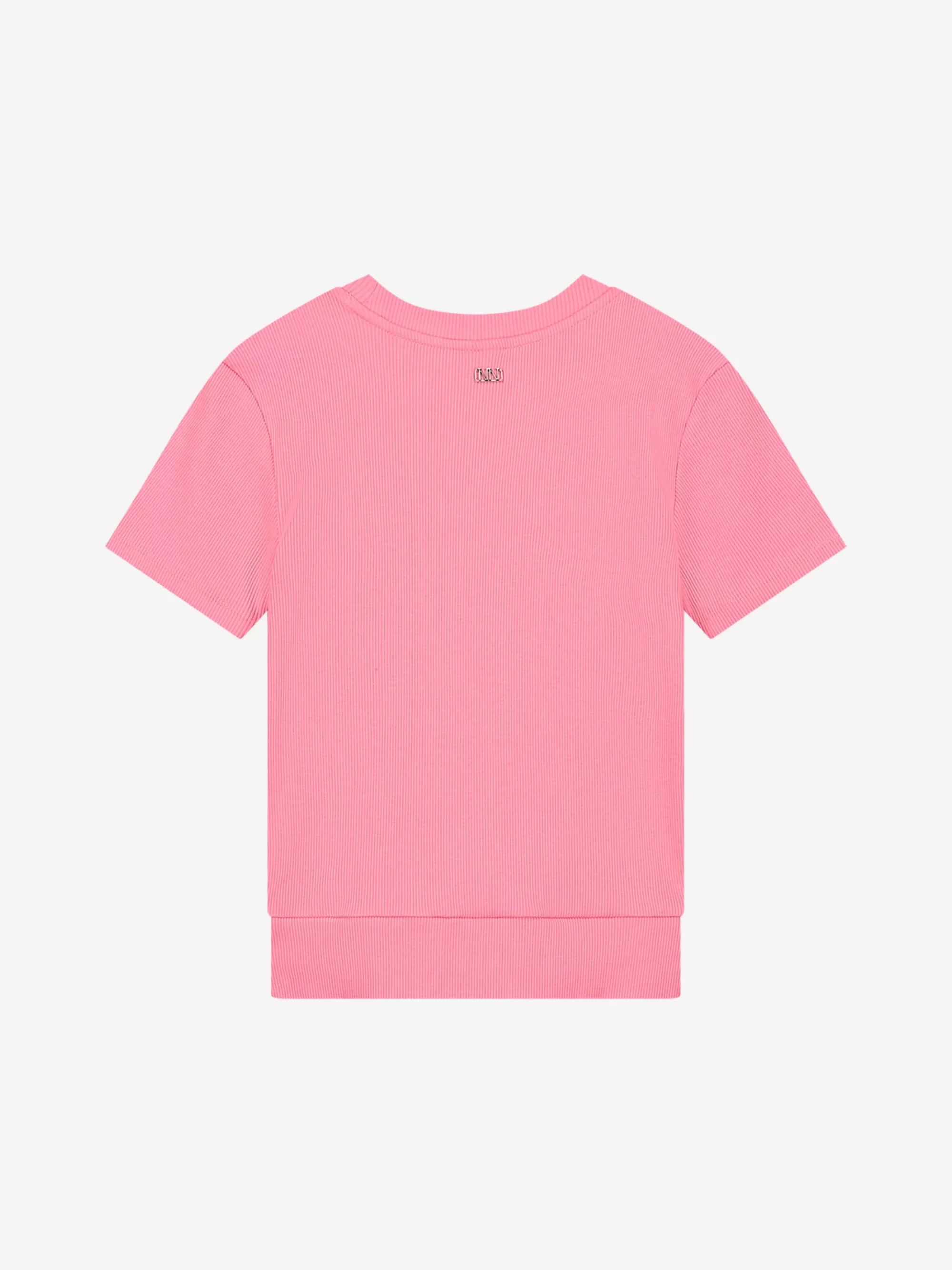 FIFTH HOUSE T-shirts-Geknoopt T-shirt Hotpink