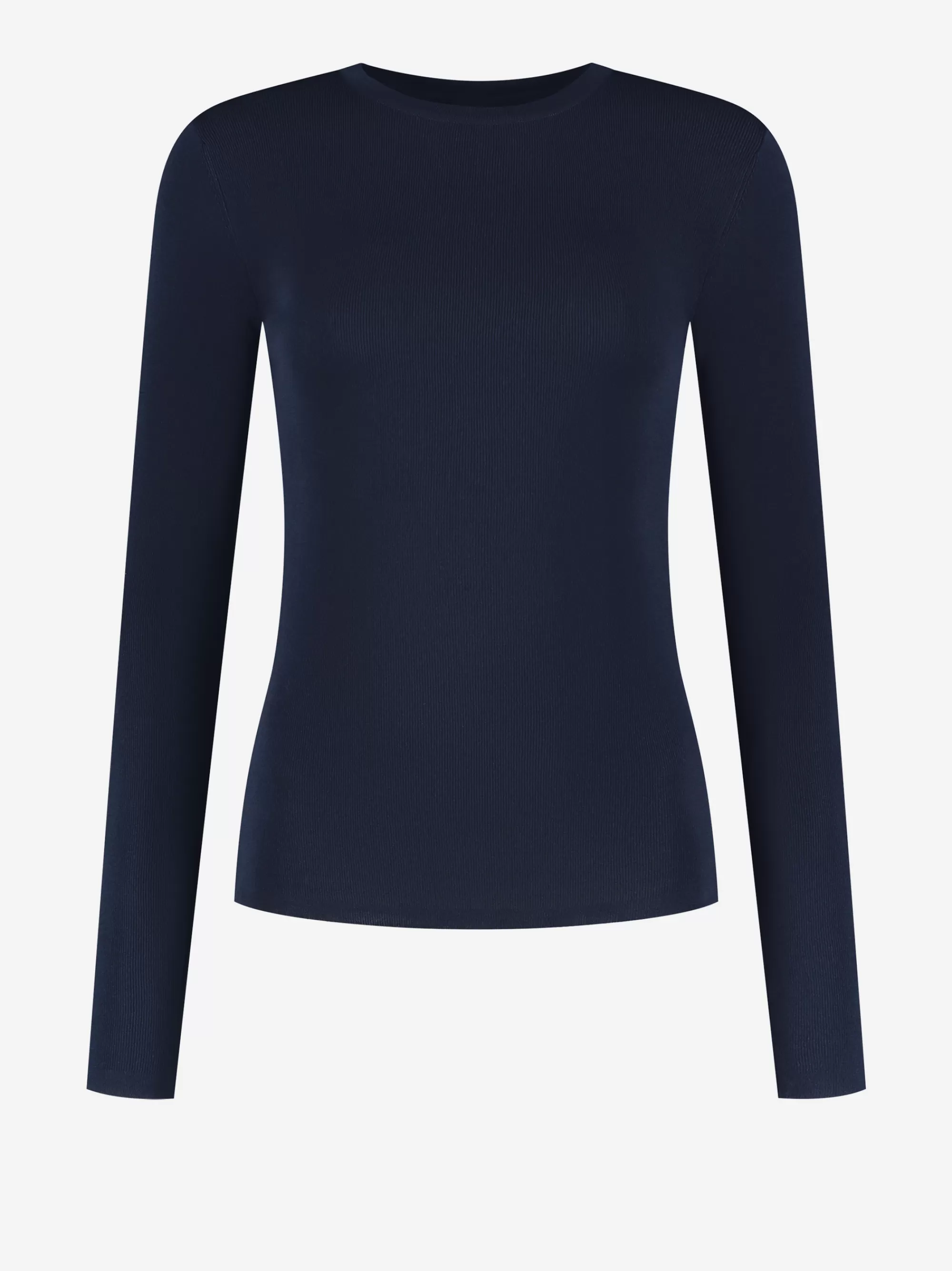 FIFTH HOUSE Tops-Geribbelde top met lange mouwen Navy