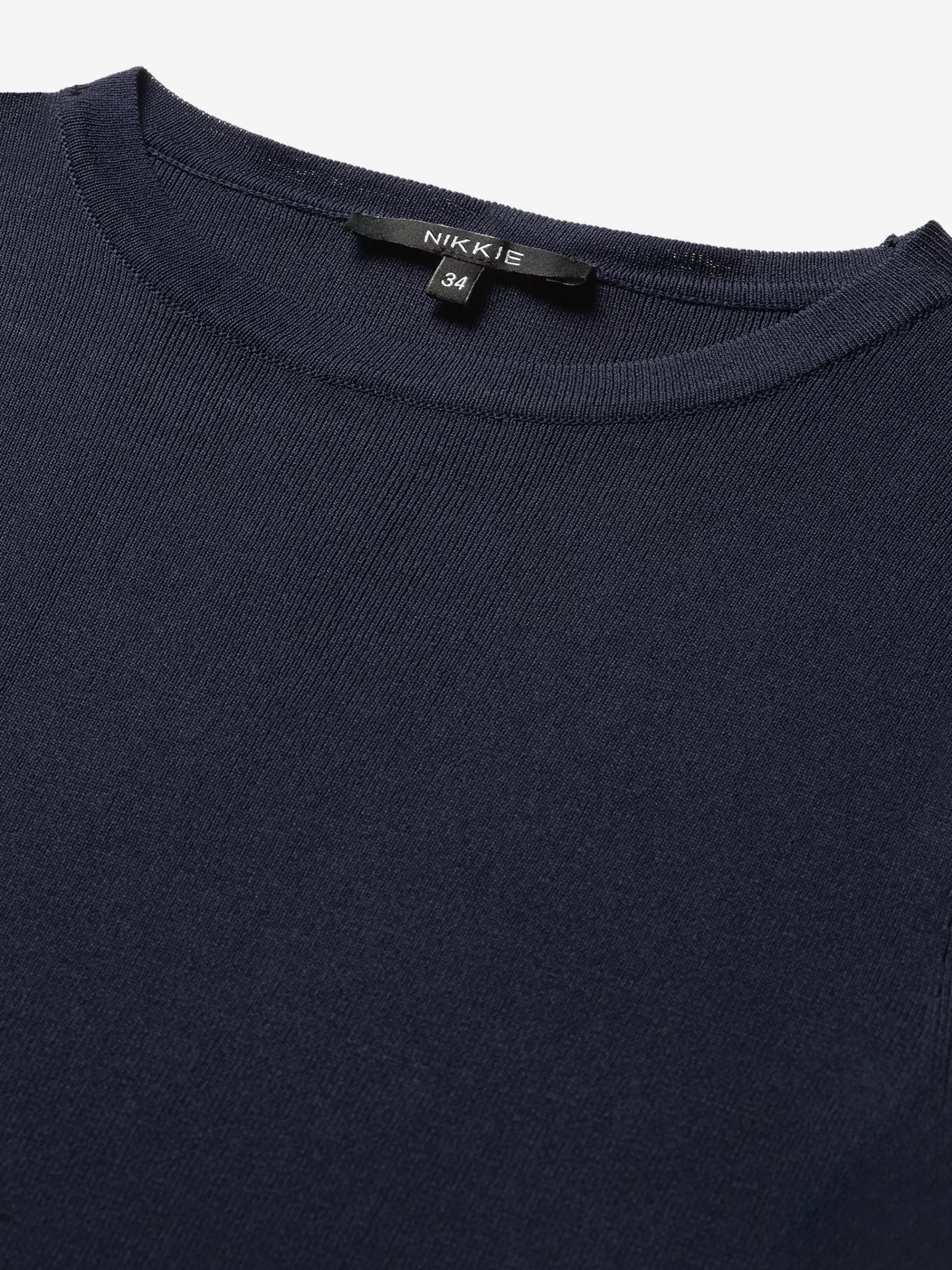 FIFTH HOUSE Tops-Geribbelde top met lange mouwen Navy