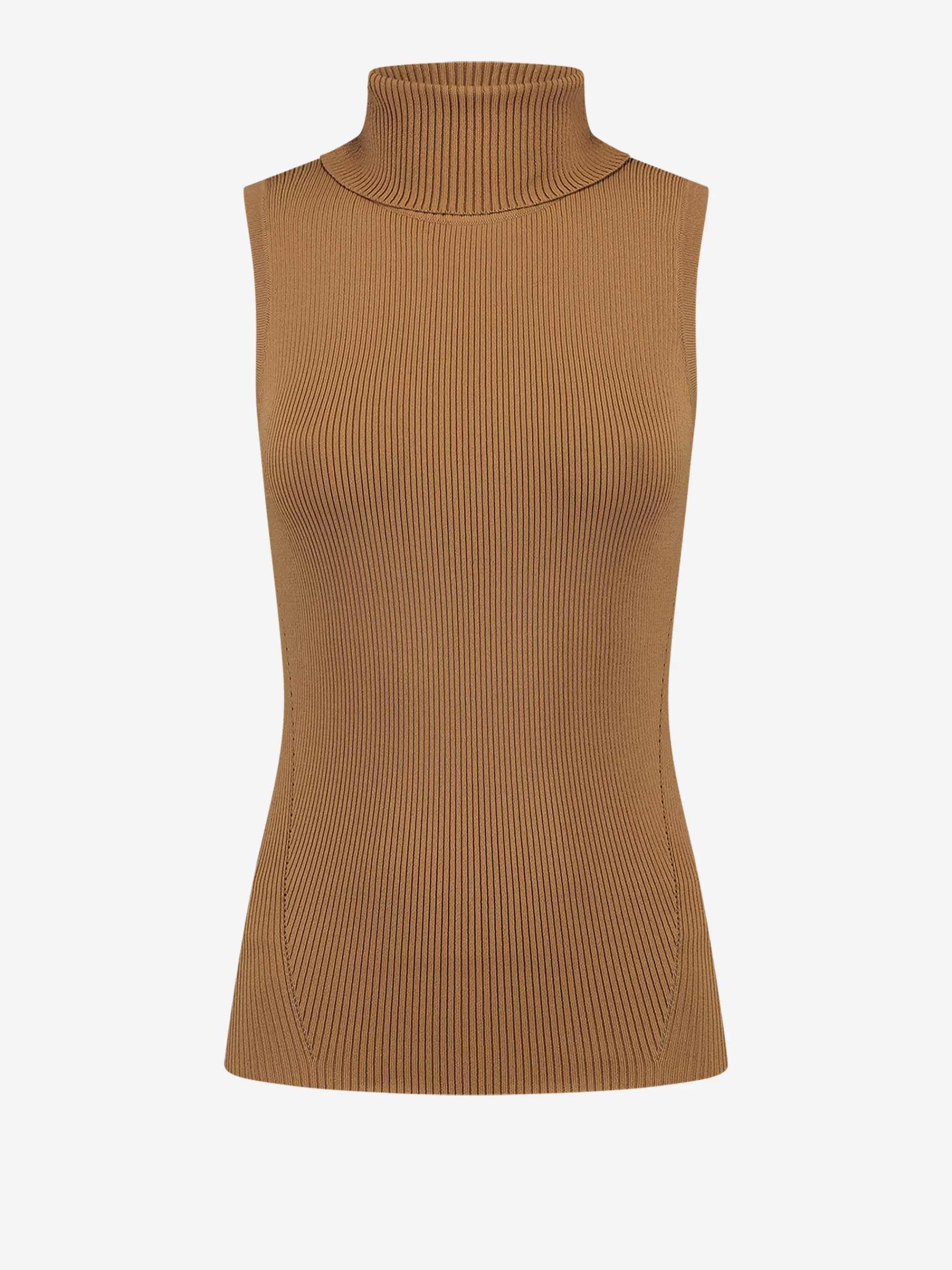 FIFTH HOUSE Tops-Geribbelde turtleneck top Oakedwood