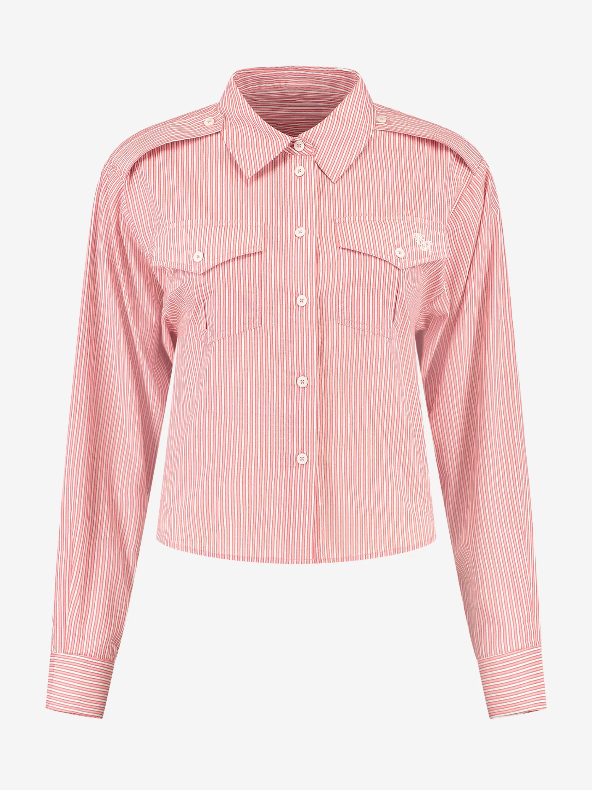 FIFTH HOUSE Blouses & Overhemden-Gestreepte blouse Softpink/white