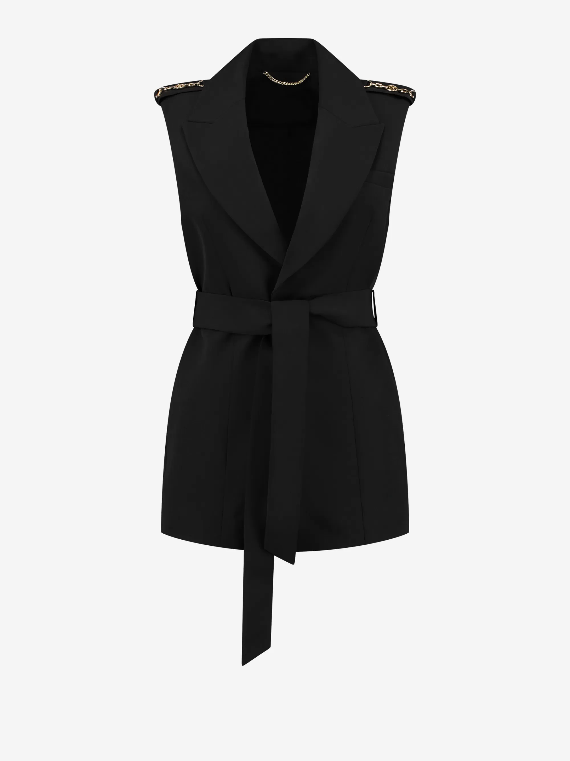 FIFTH HOUSE Blazers & Gilets-Gilet met aantrekkoord Black