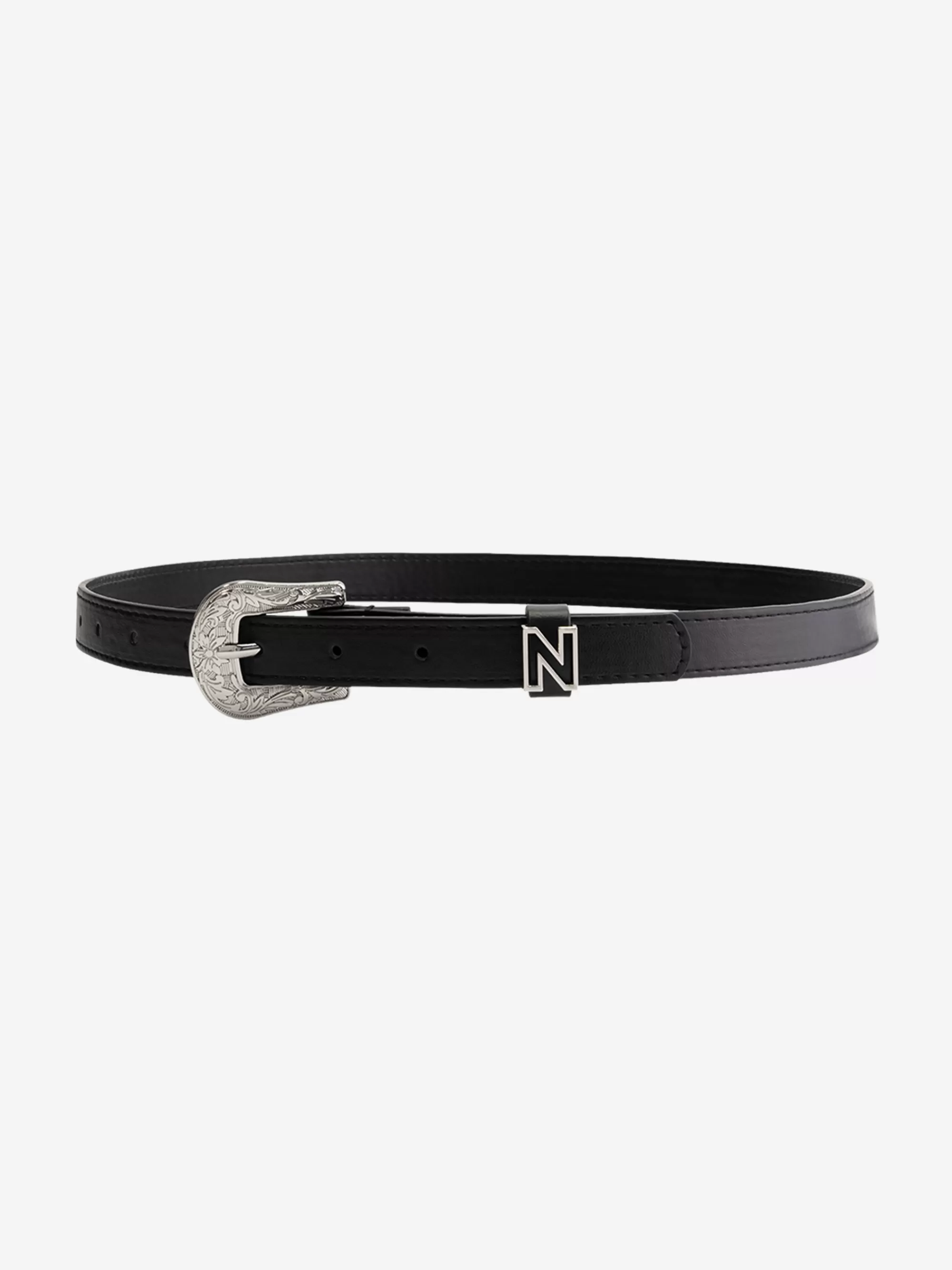 FIFTH HOUSE Alle Accessories-Heupriem met N-logo gesp Black/nickel