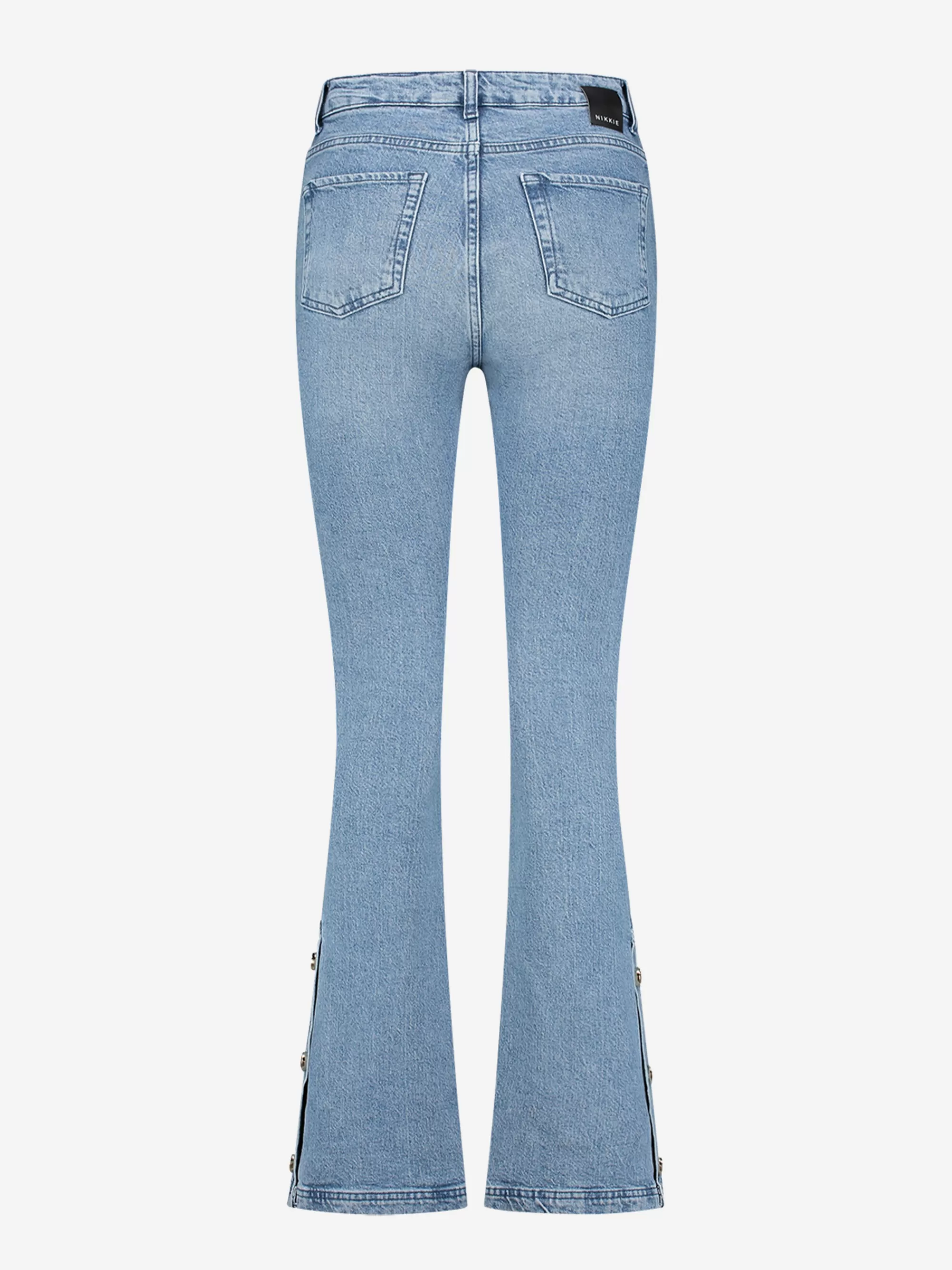 FIFTH HOUSE Broeken & Jeans-High waist jeans met knopen Bluedenim