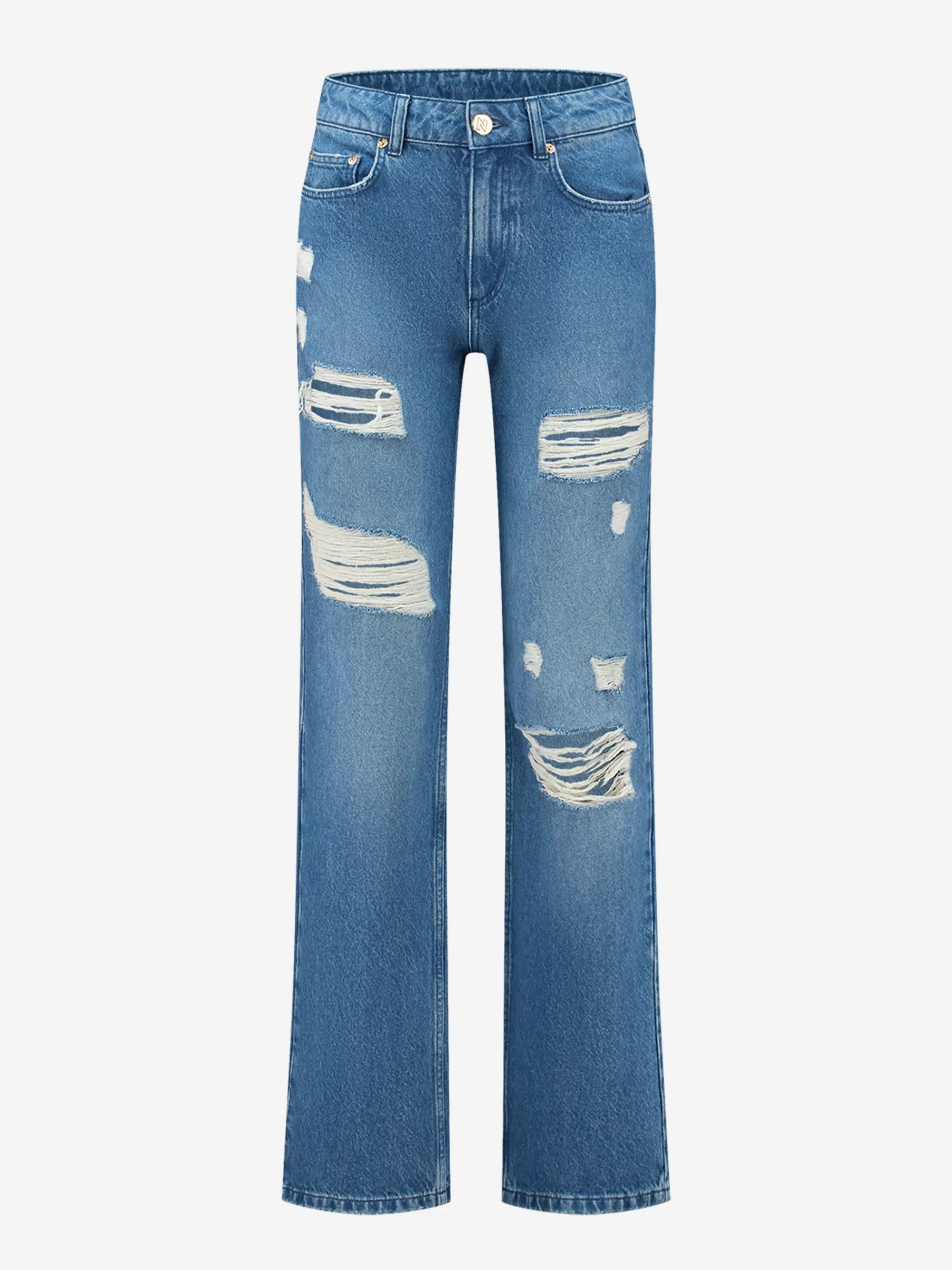 FIFTH HOUSE Broeken & Jeans-Jeans met scheuren Midblue