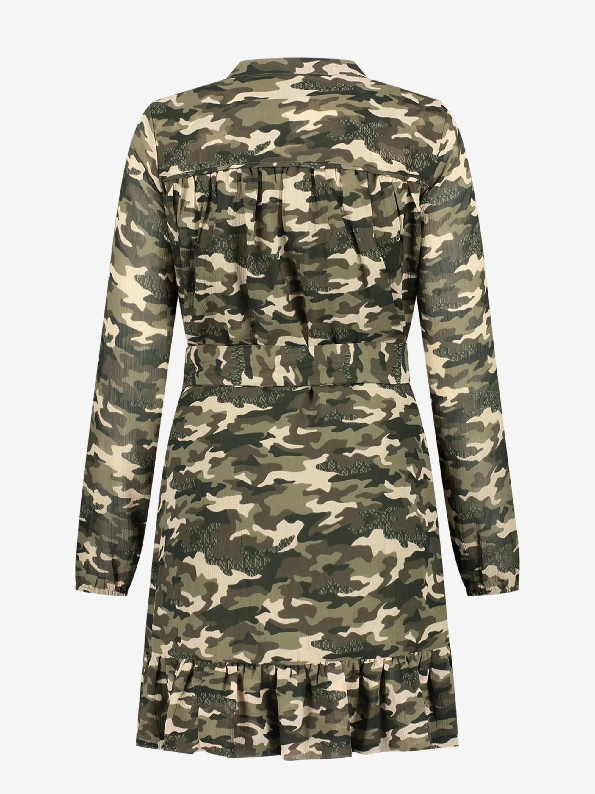 FIFTH HOUSE Jurken-Jurk met all-over print Combatgreen