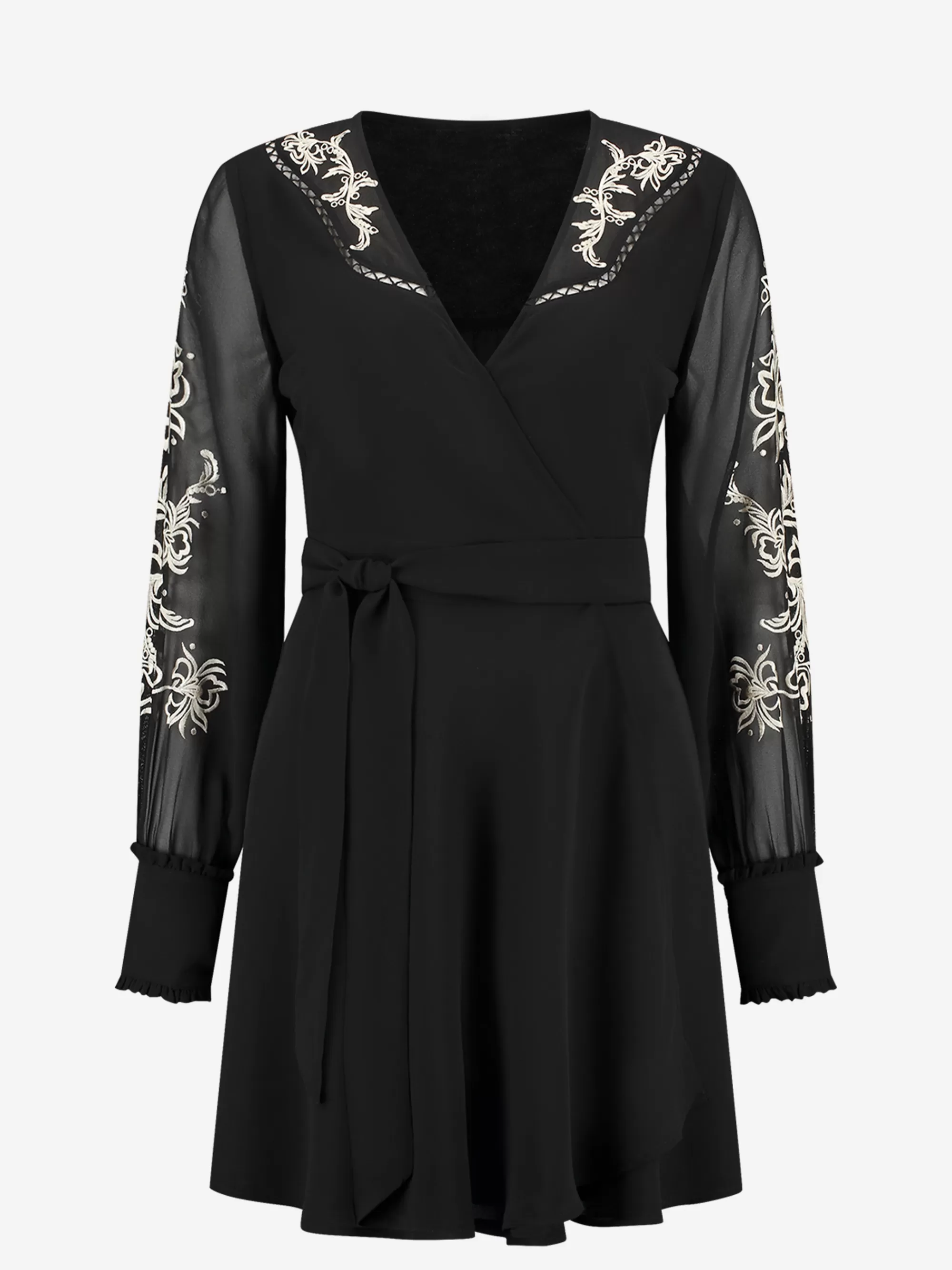 FIFTH HOUSE Jurken-Jurk met Embroidery Black