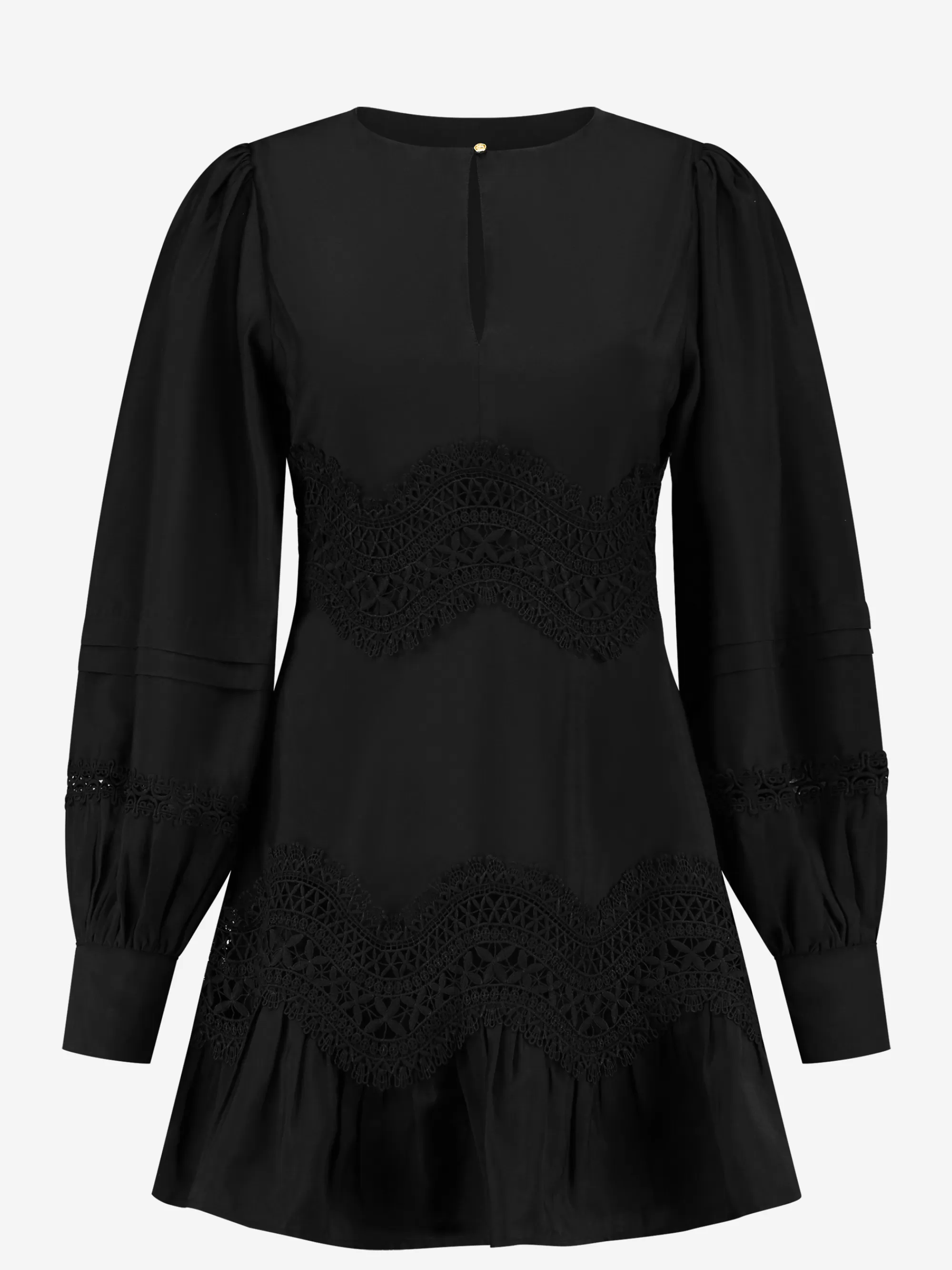 FIFTH HOUSE Jurken-Jurk met embroidery Black