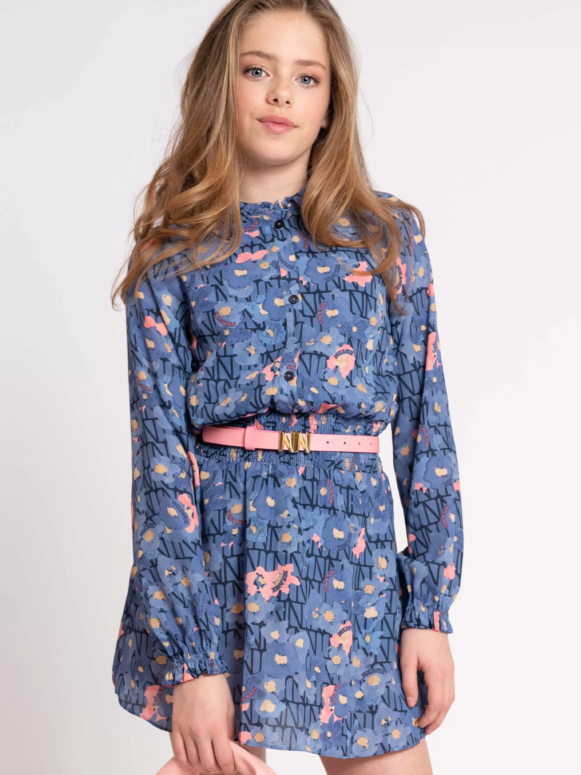 FIFTH HOUSE Jurken-Jurk met print Jellyblue