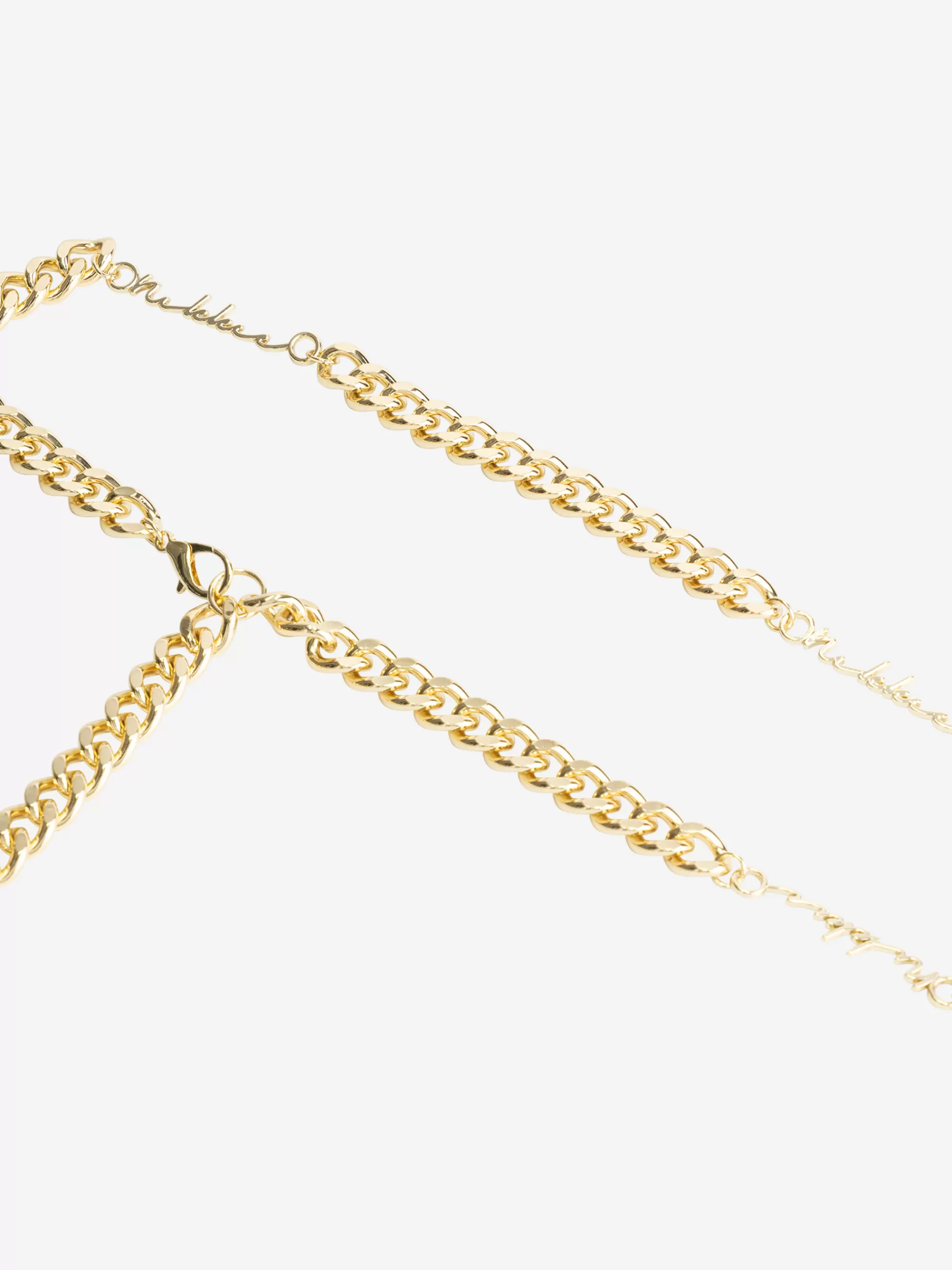 FIFTH HOUSE Alle Accessories-Ketting riem met NIKKIE logo Gold